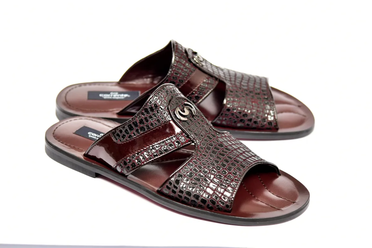 C0071-Corrente 5829 Sandal- Burgundy sold by Alberto Nardoni
