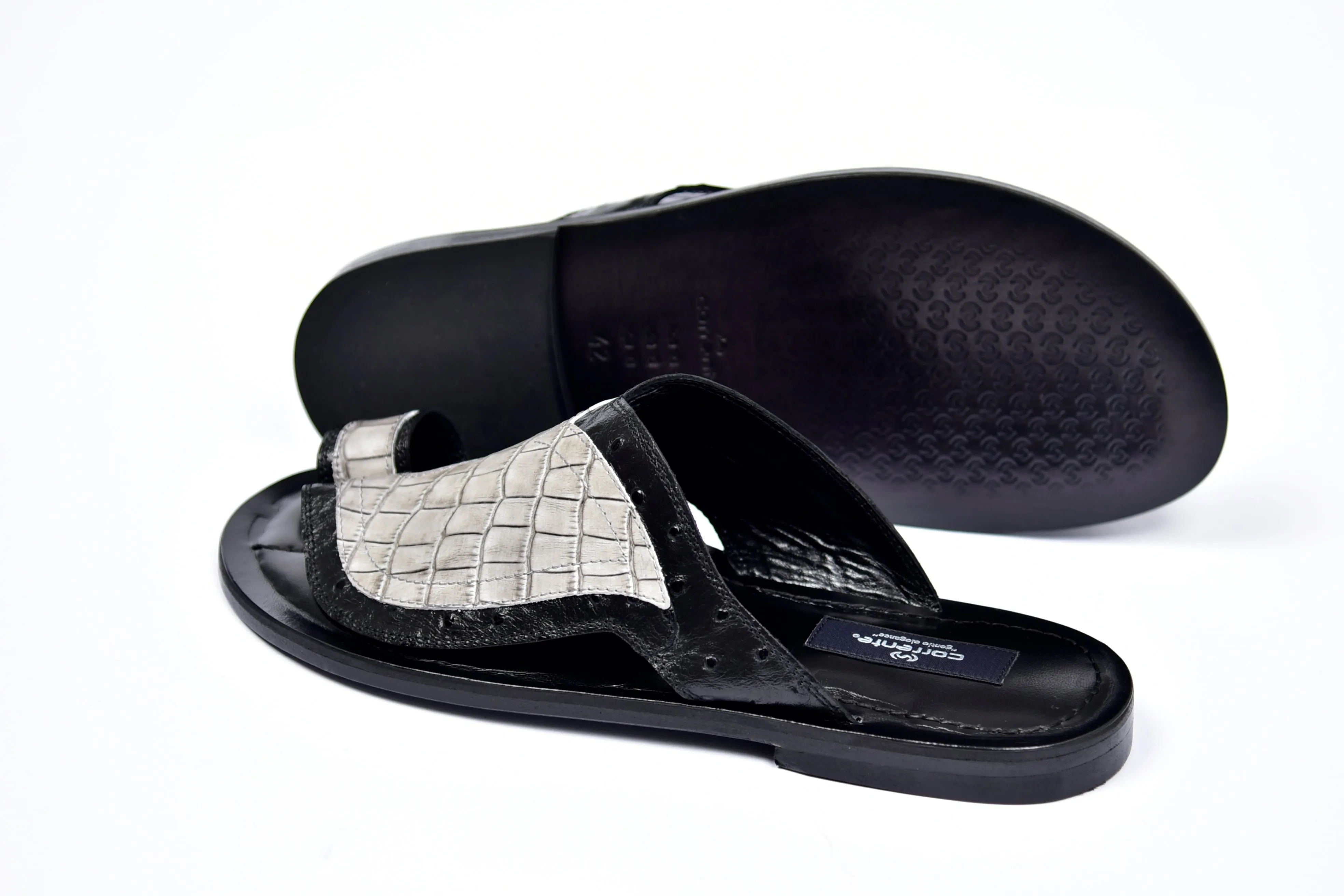 C0061-Corrente 5831 Sandal- Black-Grey sold by Alberto Nardoni product image thumbnail 3