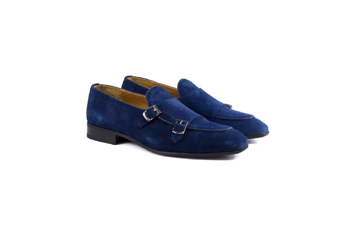 P000598-Tomaso- Blue Suede sold by Alberto Nardoni