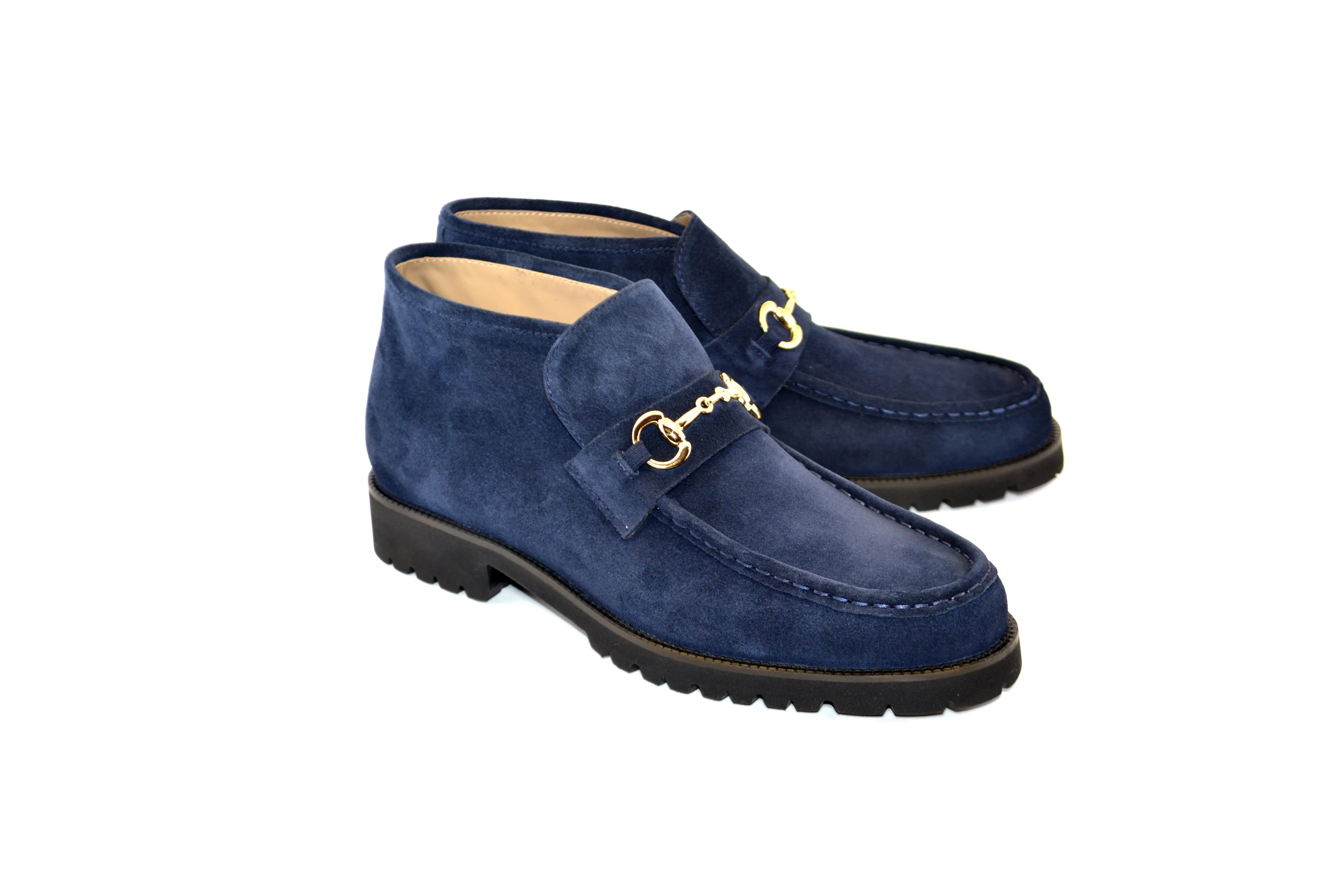 C032-5786S- Navy Suede sold by Alberto Nardoni