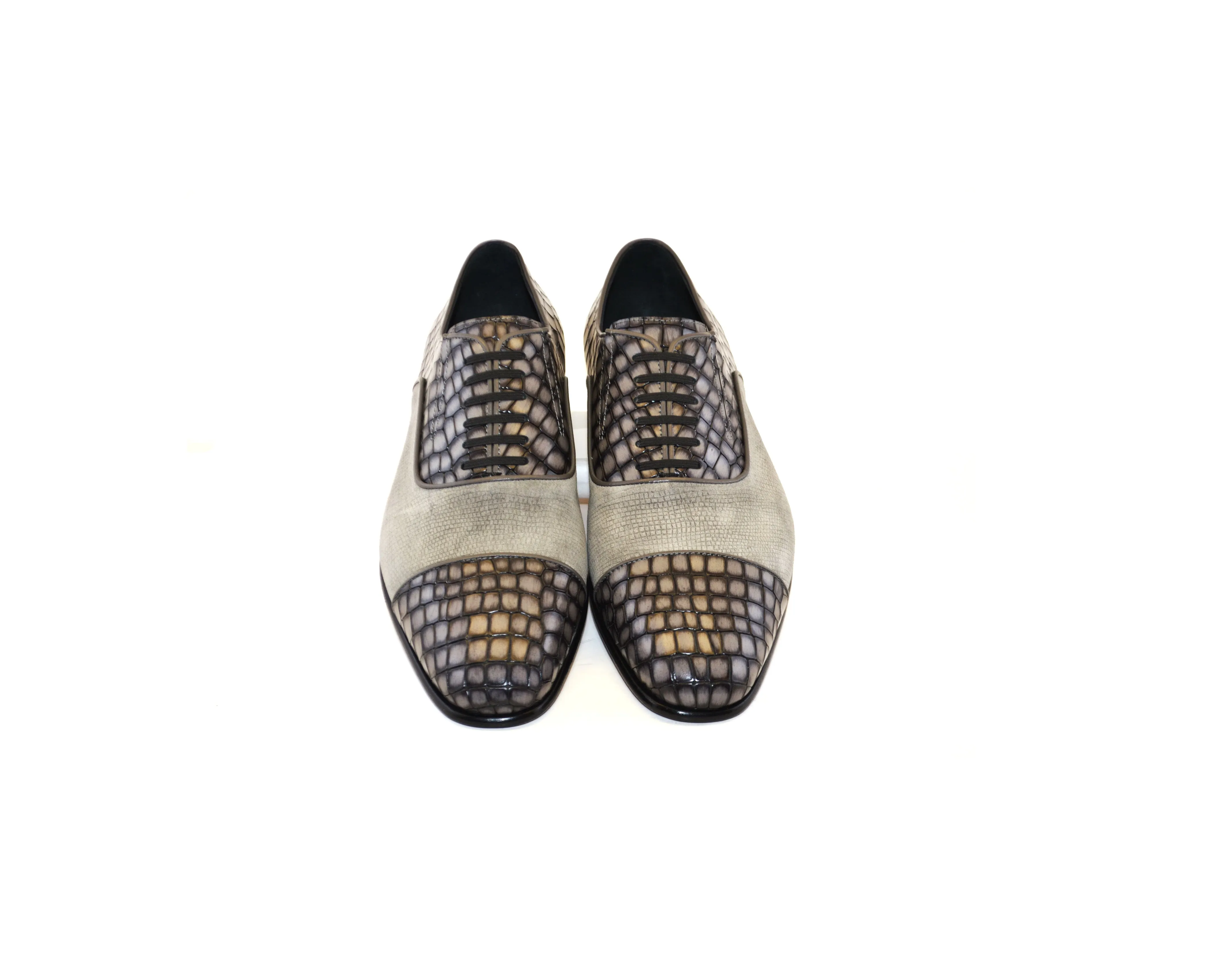 C012-5796 Cap Toe Slip On / Lace Up Grey sold by Alberto Nardoni product image thumbnail 4