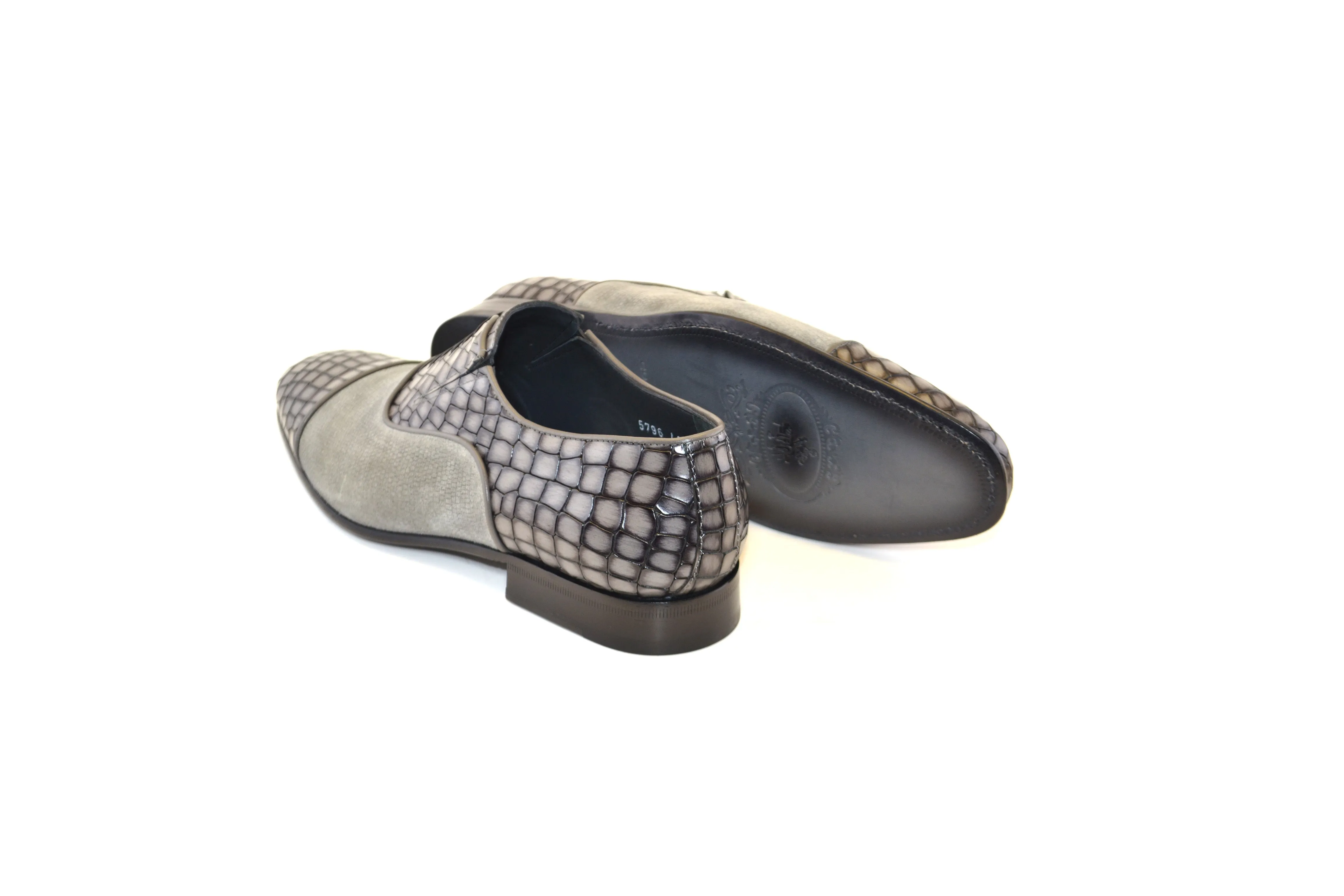 C012-5796 Cap Toe Slip On / Lace Up Grey sold by Alberto Nardoni product image thumbnail 3