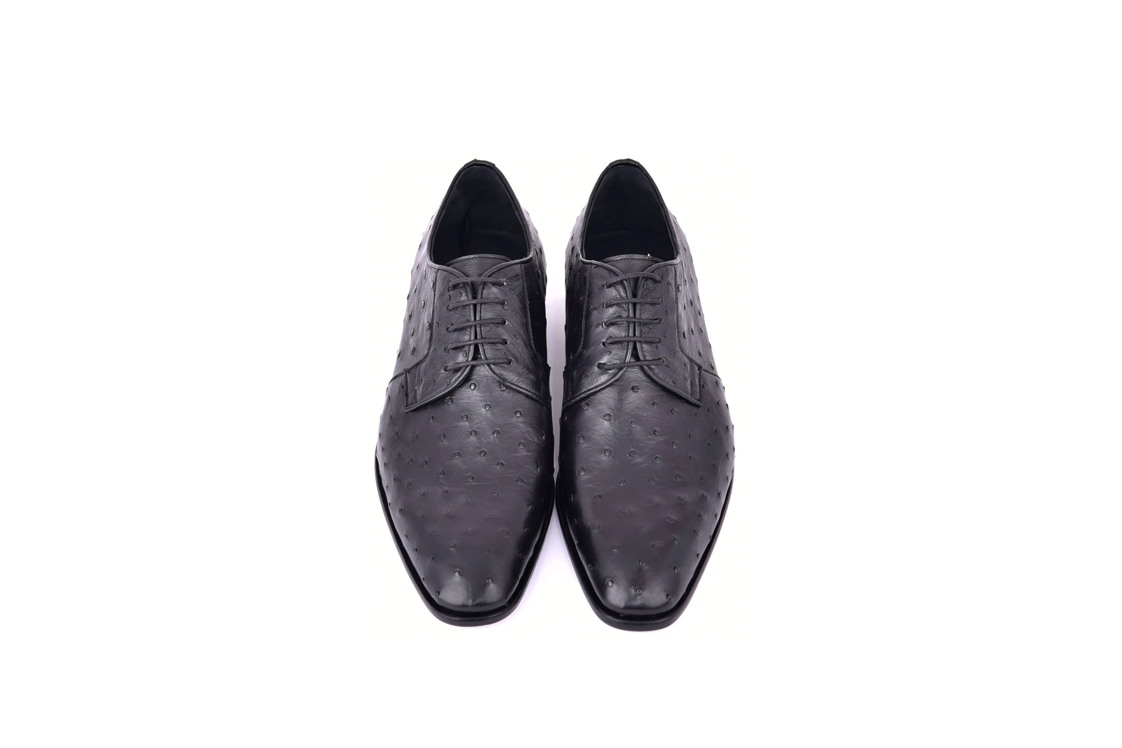 C01502-6348 Genuine Ostrich Black Lace up sold by Alberto Nardoni product image thumbnail 3
