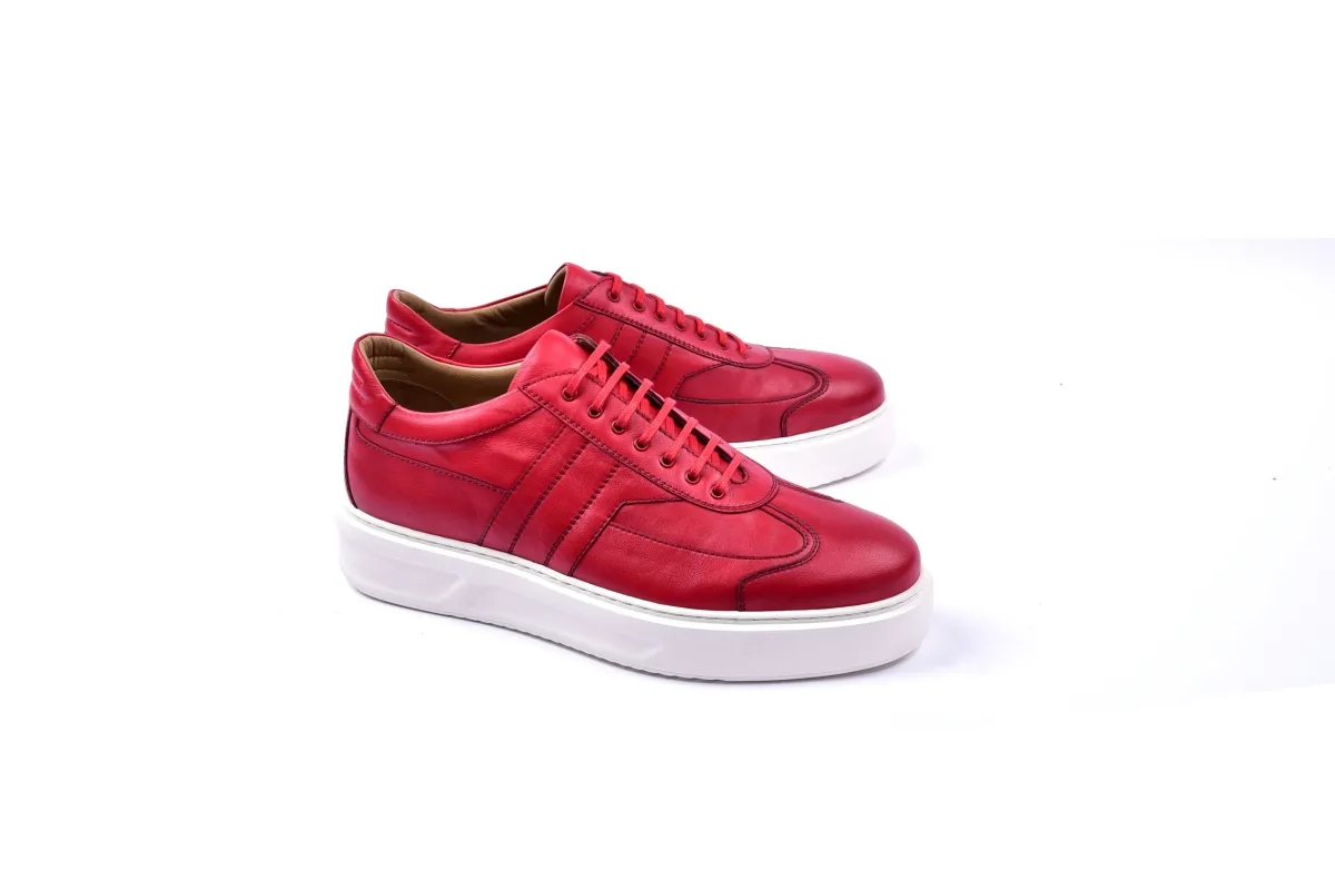 C0013016-5769 Fashion Sneaker- Red sold by Alberto Nardoni