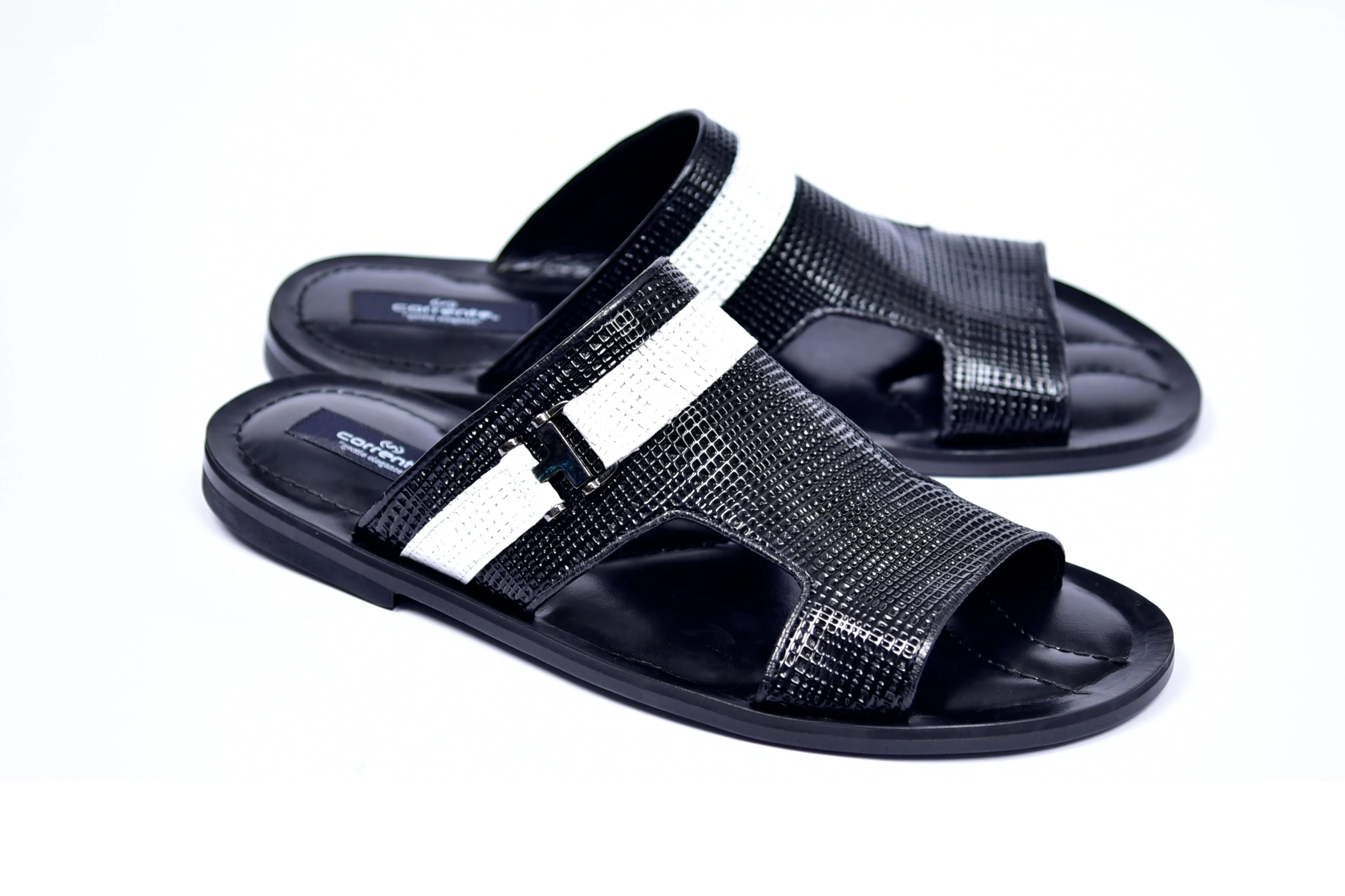 C003-Corrente 5828 Sandal- Black sold by Alberto Nardoni