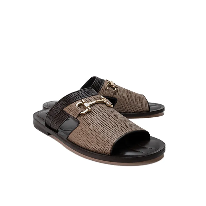 C002-Corrente 5827 Sandal- Pebble sold by Alberto Nardoni