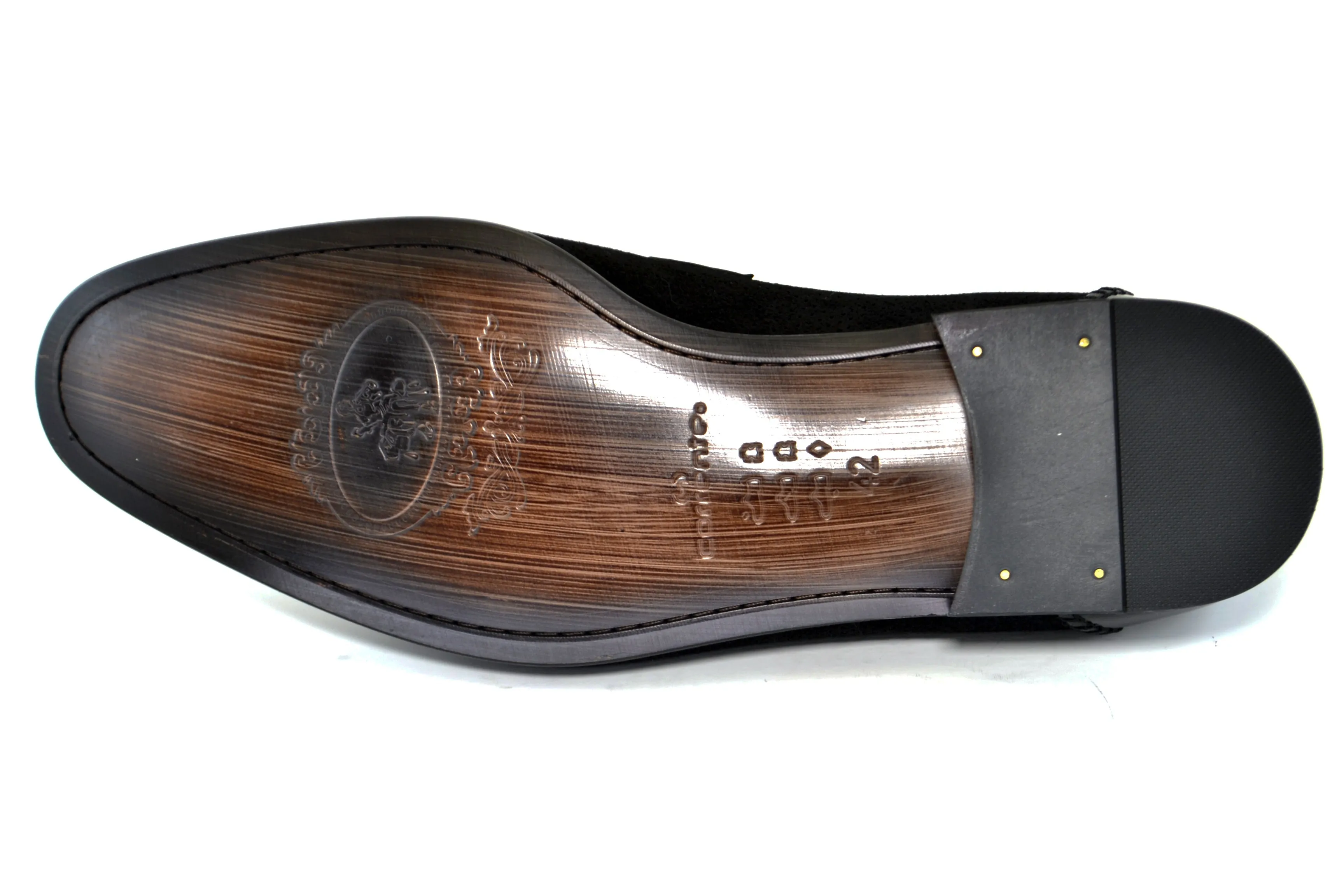 C130-3417HS- Perforated Suede- Black sold by Alberto Nardoni product image thumbnail 3