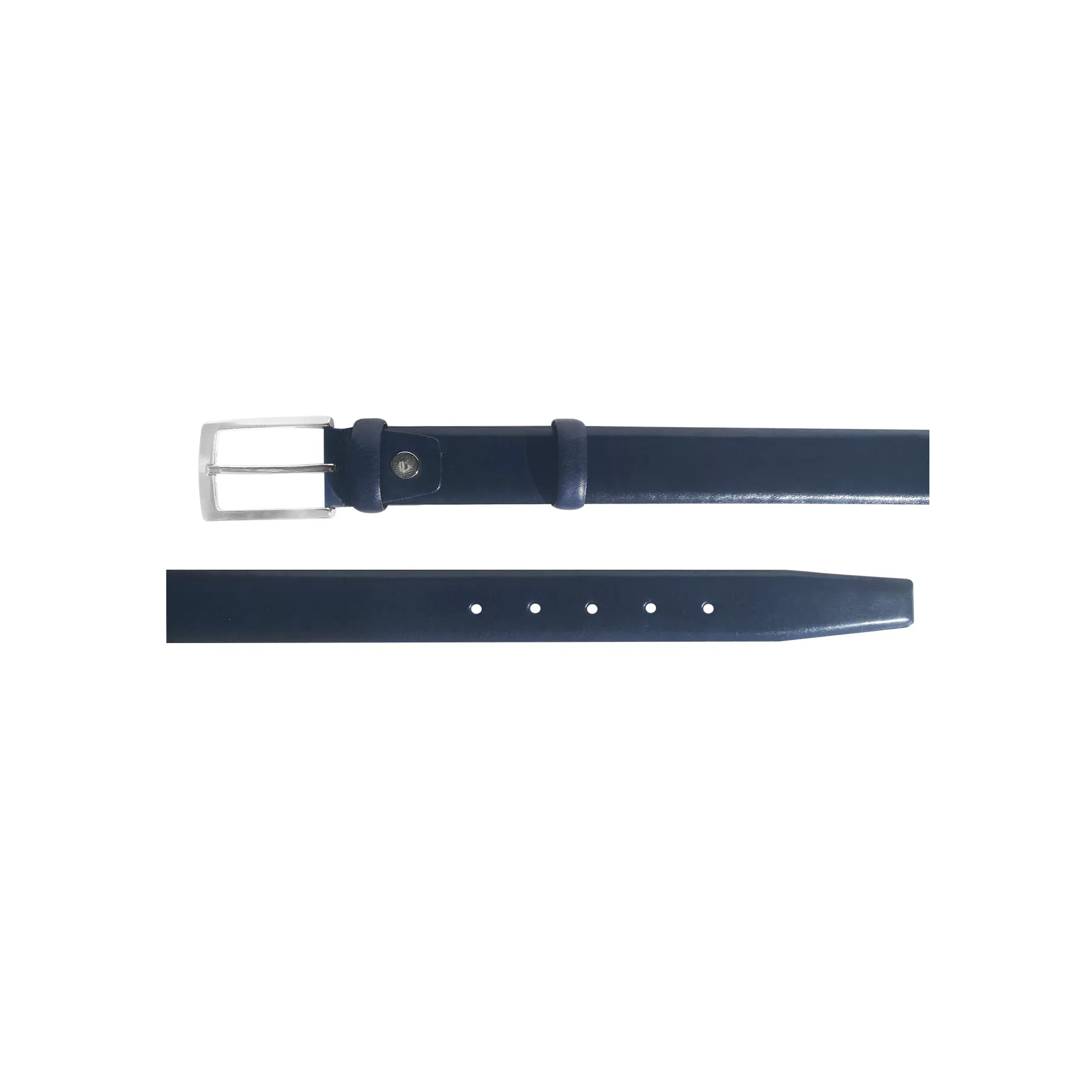 CBelt -1547 Plain Leather Belt - Navy sold by Alberto Nardoni product image thumbnail 3