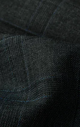 Charcoal Windowpane Vest sold by Alberto Nardoni product image thumbnail 4