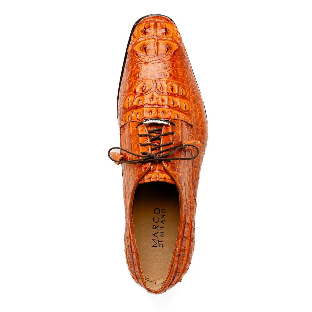 Marco Di Milano Nilo Brandy Nile Crocodile Derby Shoe sold by Alberto Nardoni product image thumbnail 4