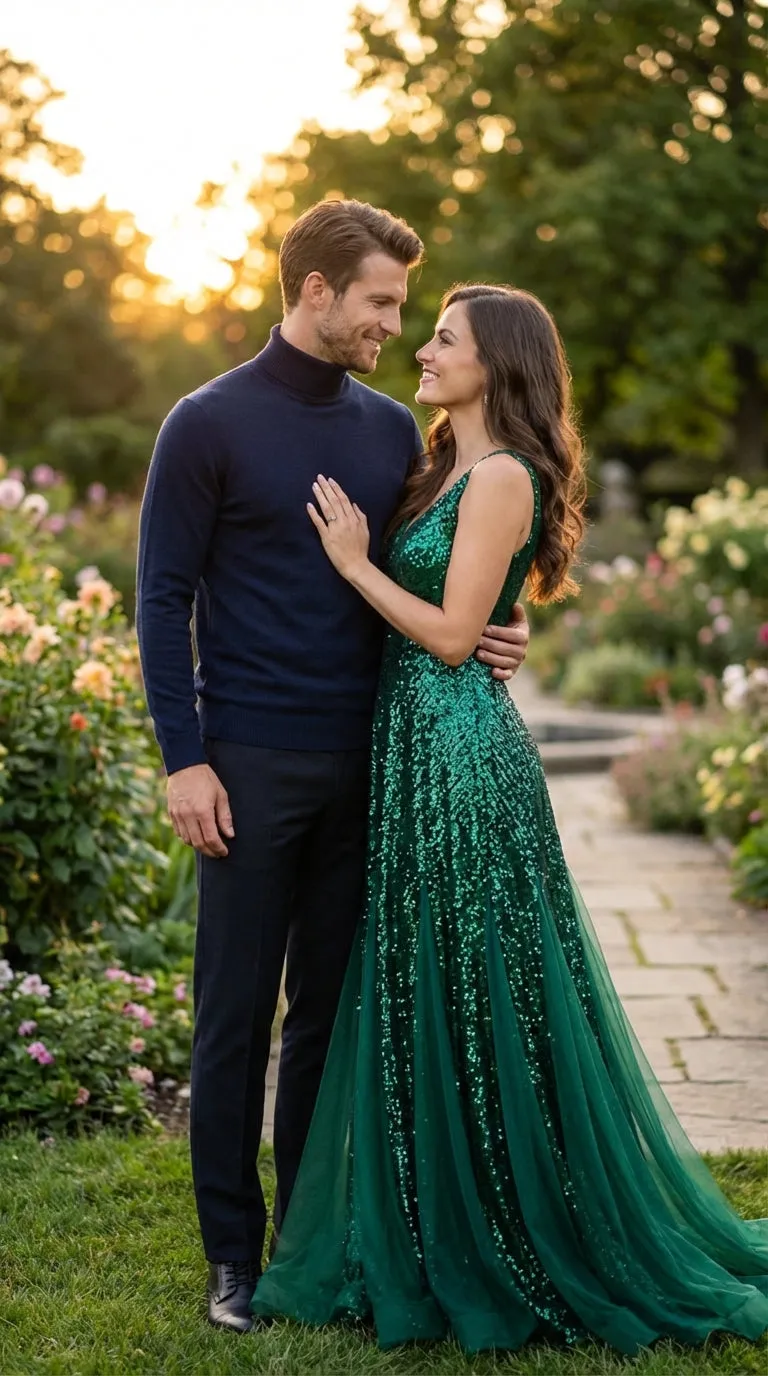 Men’s Navy Blue Turtleneck Sweater Pullover | Cotton Blend Long Sleeve Knit Top for Casual & Smart Wear sold by Alberto Nardoni product image thumbnail 4