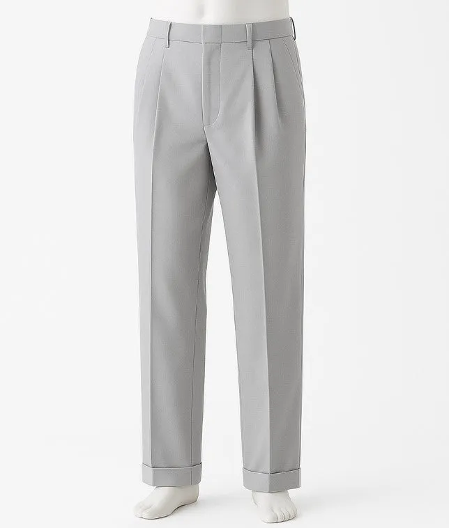 Mens Pleated Pants - Classic Style Slacks sold by Alberto Nardoni product image thumbnail 2