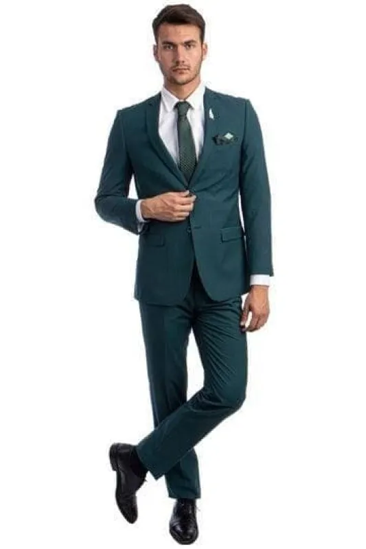 Peacock Blue Suit – Formal Men’s Suit sold by Alberto Nardoni