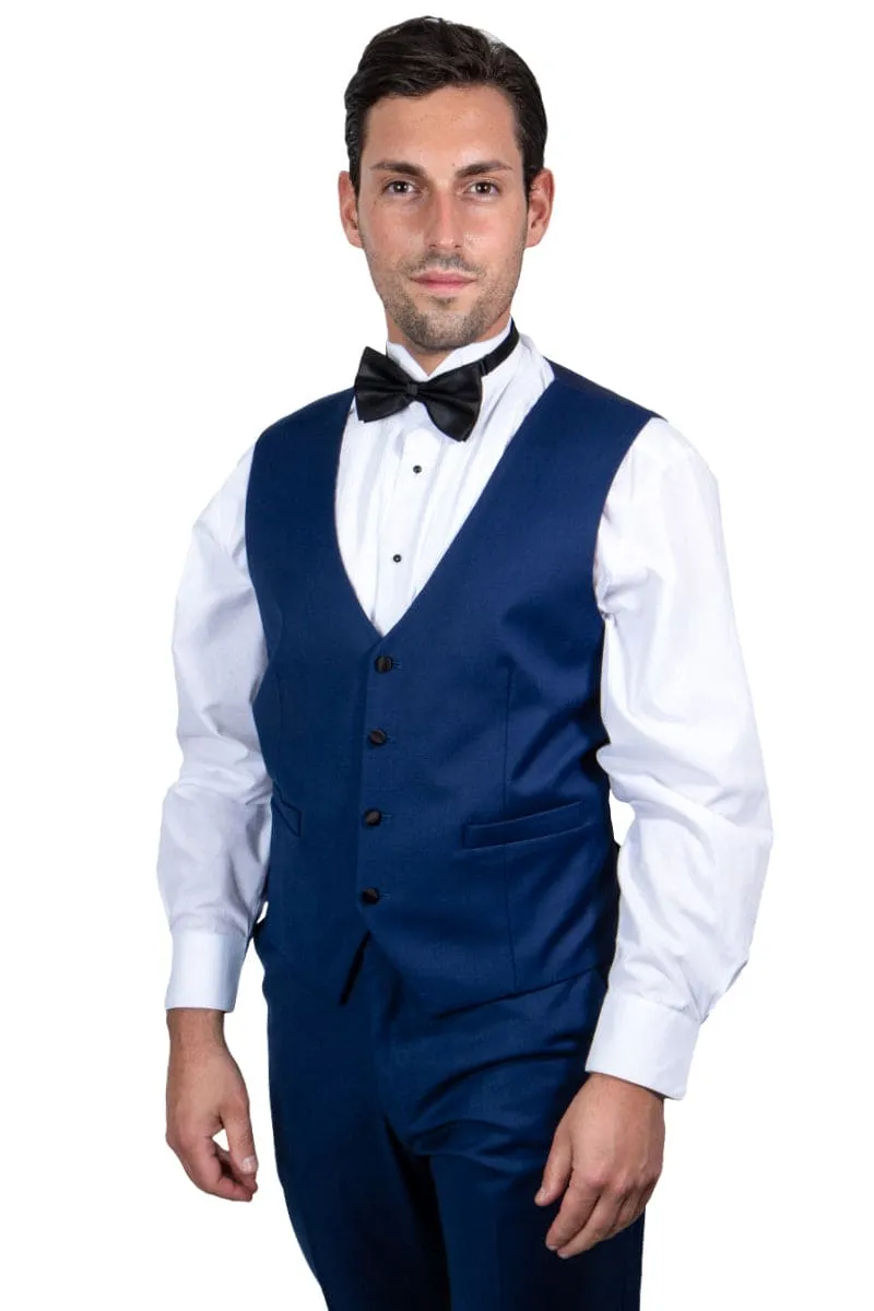 Men’s Stacy Adams Vested Shawl Lapel Suit – Indigo Blue sold by Alberto Nardoni product image thumbnail 2