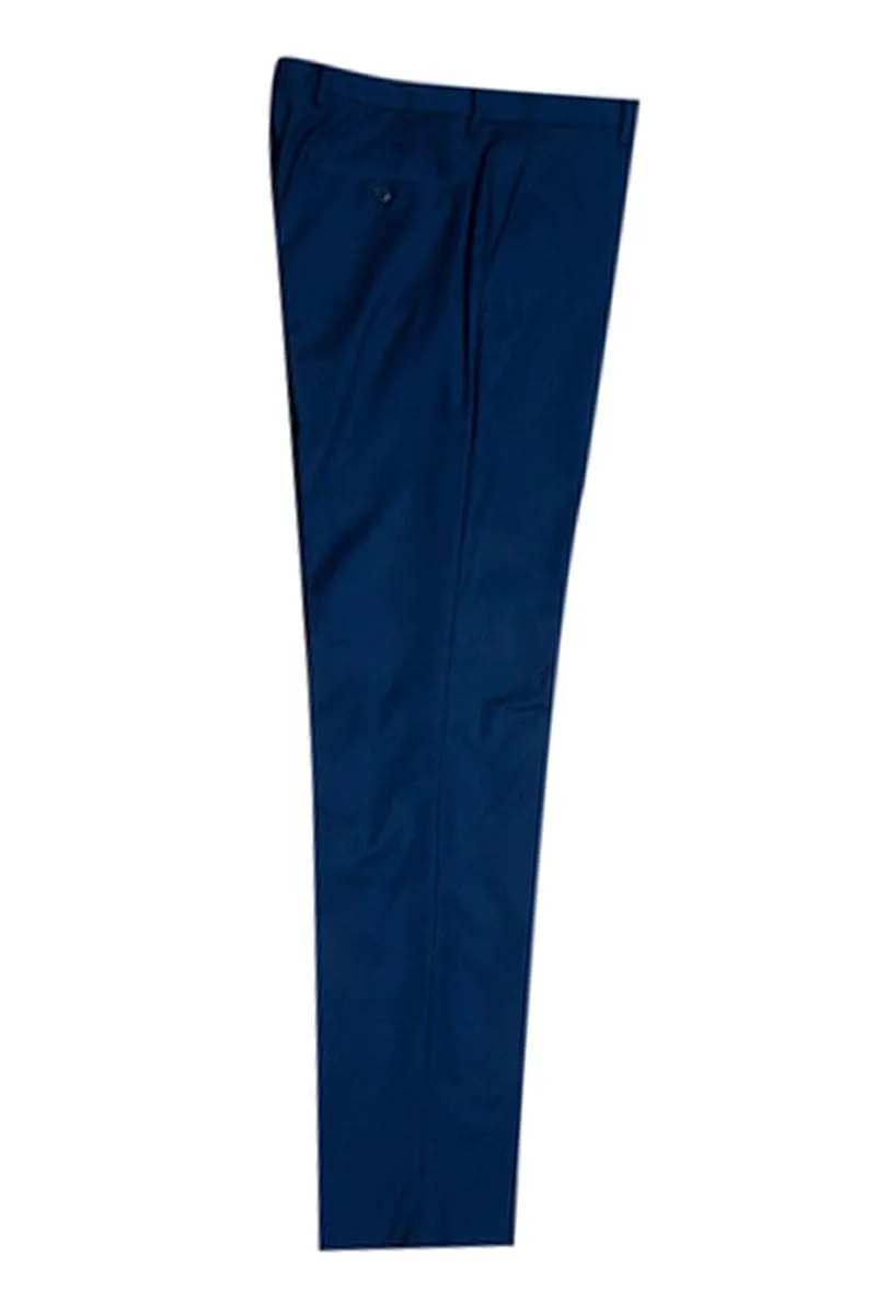 Men’s Stacy Adams Vested Shawl Lapel Suit – Indigo Blue sold by Alberto Nardoni product image thumbnail 4