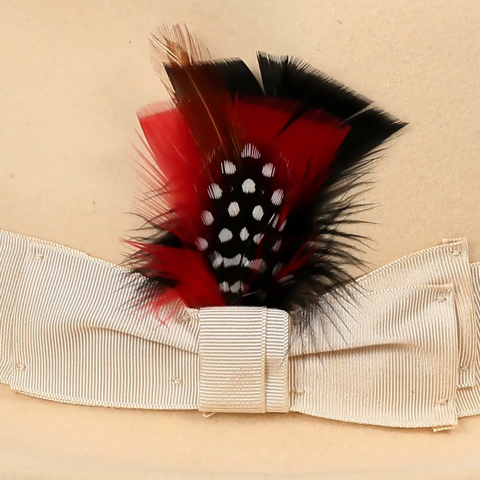 Mens Classic Wool Fedora Dress Hat in Tan sold by Alberto Nardoni product image thumbnail 4