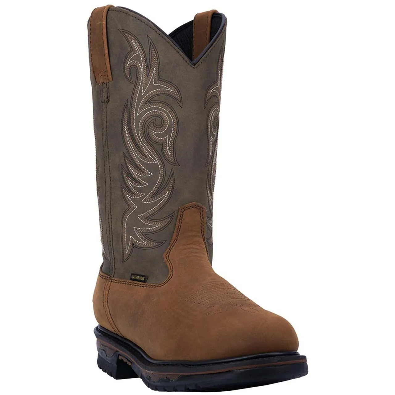 Laredo Sullivan Tan Waterproof Distressed Men's Leather Western Boots sold by Alberto Nardoni product image thumbnail 2