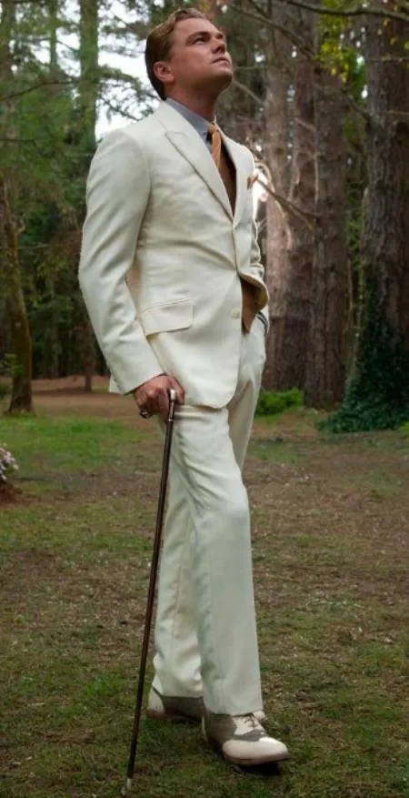 Mens Great Gatsby Costume - Great Gatsby Suit - Gatsby Clothes (Vest + Pants + Suit Shirt Tie Package) sold by Alberto Nardoni