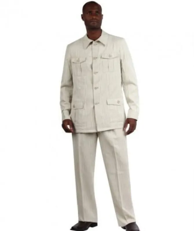 Mandarin Collar Tuxedo - Mandarin Tuxedo - No Collar Suit - White Suit made by Alberto Nardoni