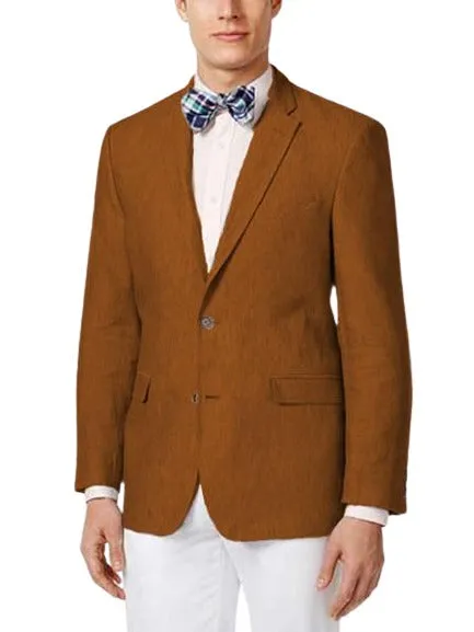Mens Linen Blazer - Brown Linen Sport Coat - Summer Blazer sold by Alberto Nardoni