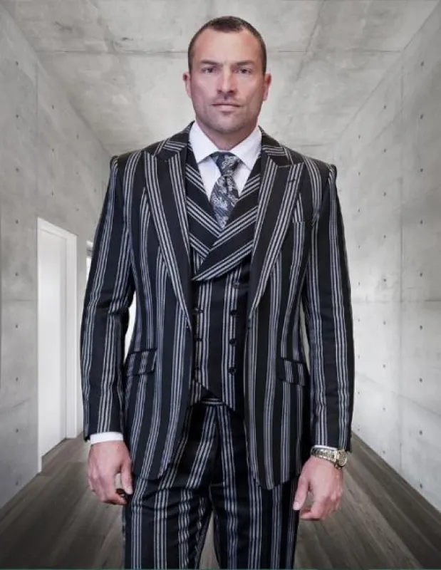 Statement Suits Black made by Alberto Nardoni