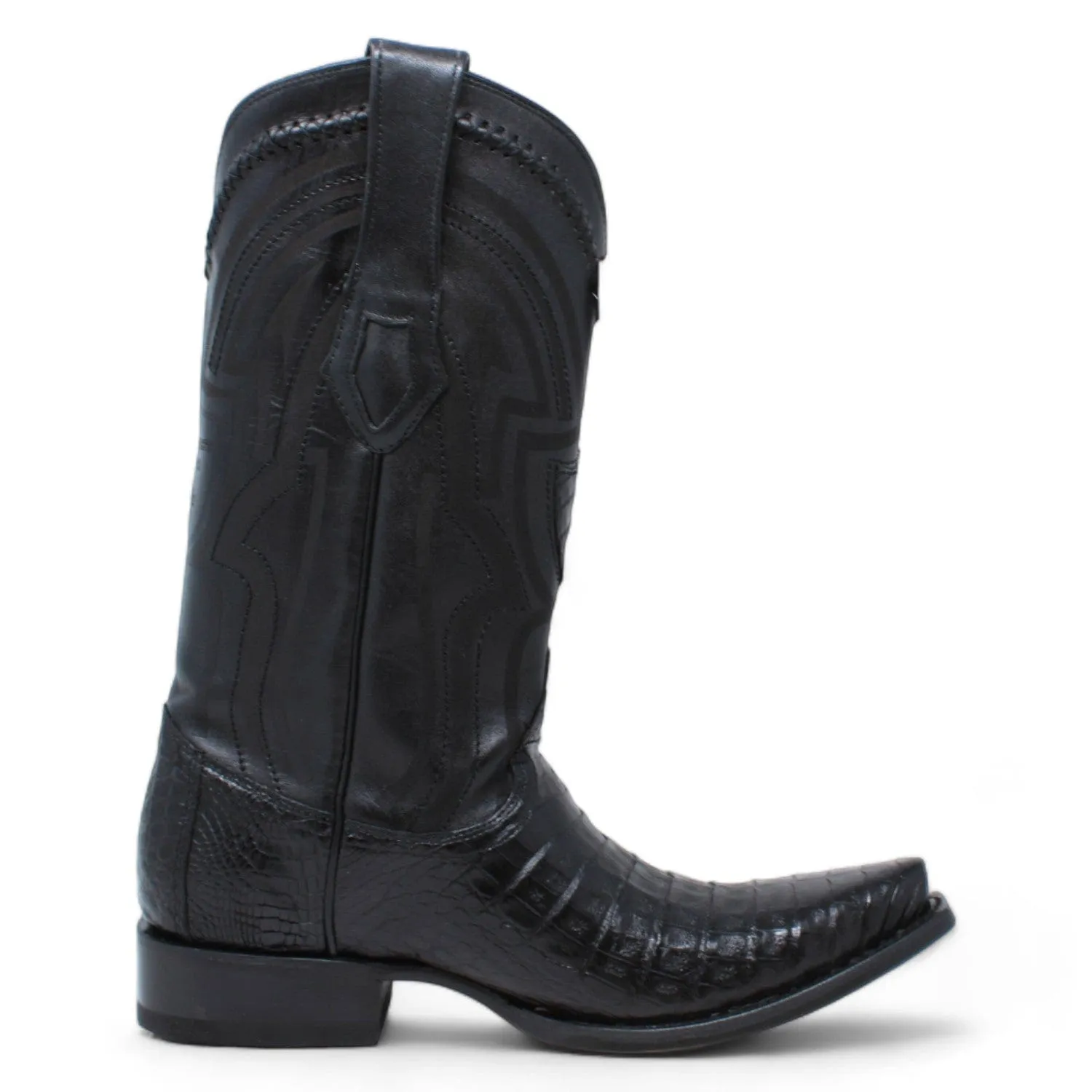 Men's Wild West Caiman Belly Skin Snip Toe Boot 294L8205 sold by Alberto Nardoni product image thumbnail 4