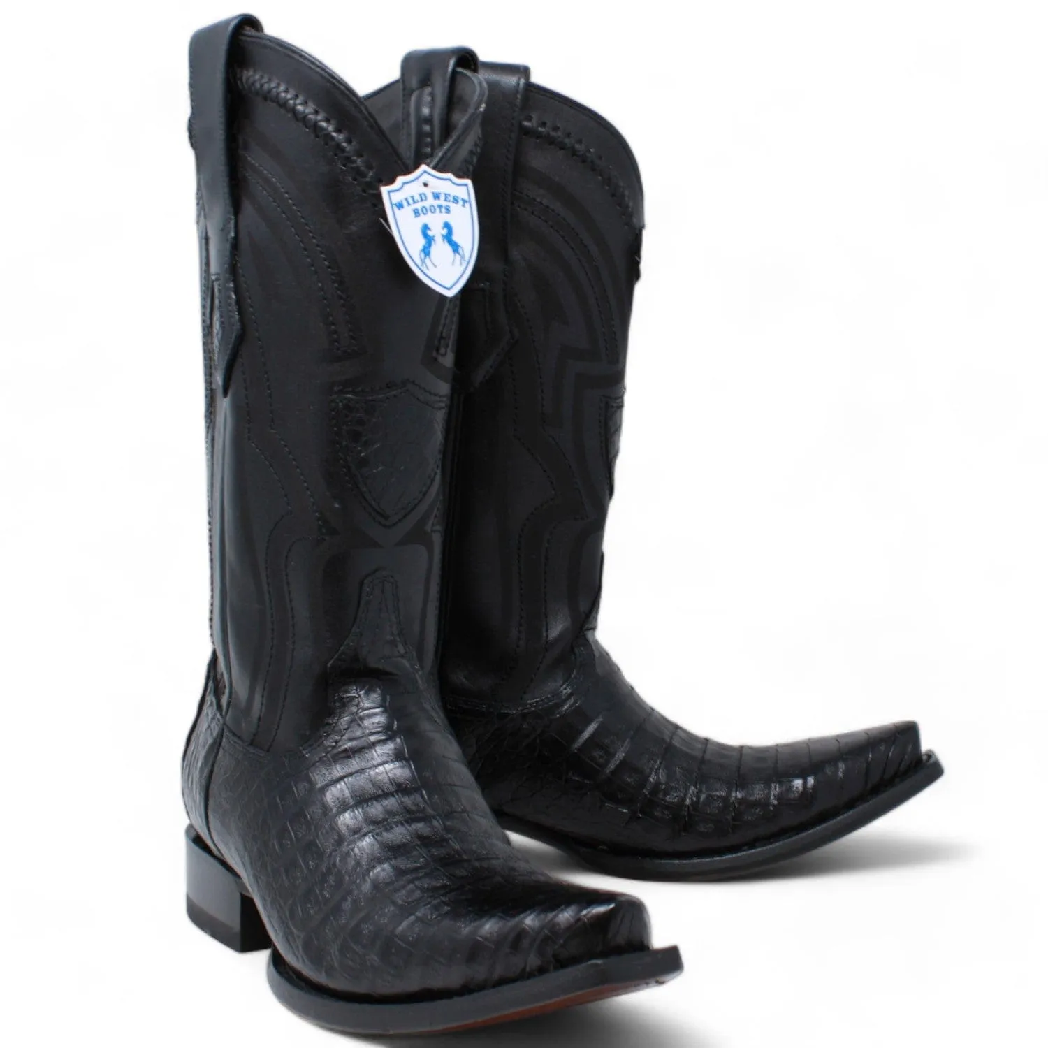 Men's Wild West Caiman Belly Skin Snip Toe Boot 294L8205 sold by Alberto Nardoni