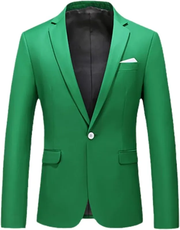 Mens Emerald Green Blazer - Green Sport Coat - Summer Jacket - Linen Blazer made by Alberto Nardoni