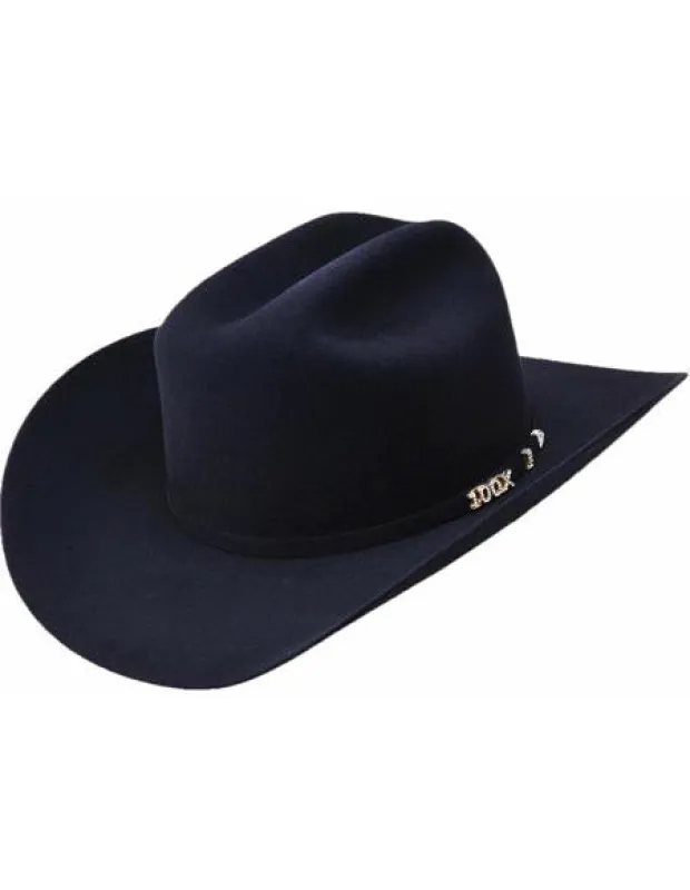 Serratelli 100x EL Comandant Black 4'' Brim Western Cowboy Hat all sizes made by Alberto Nardoni