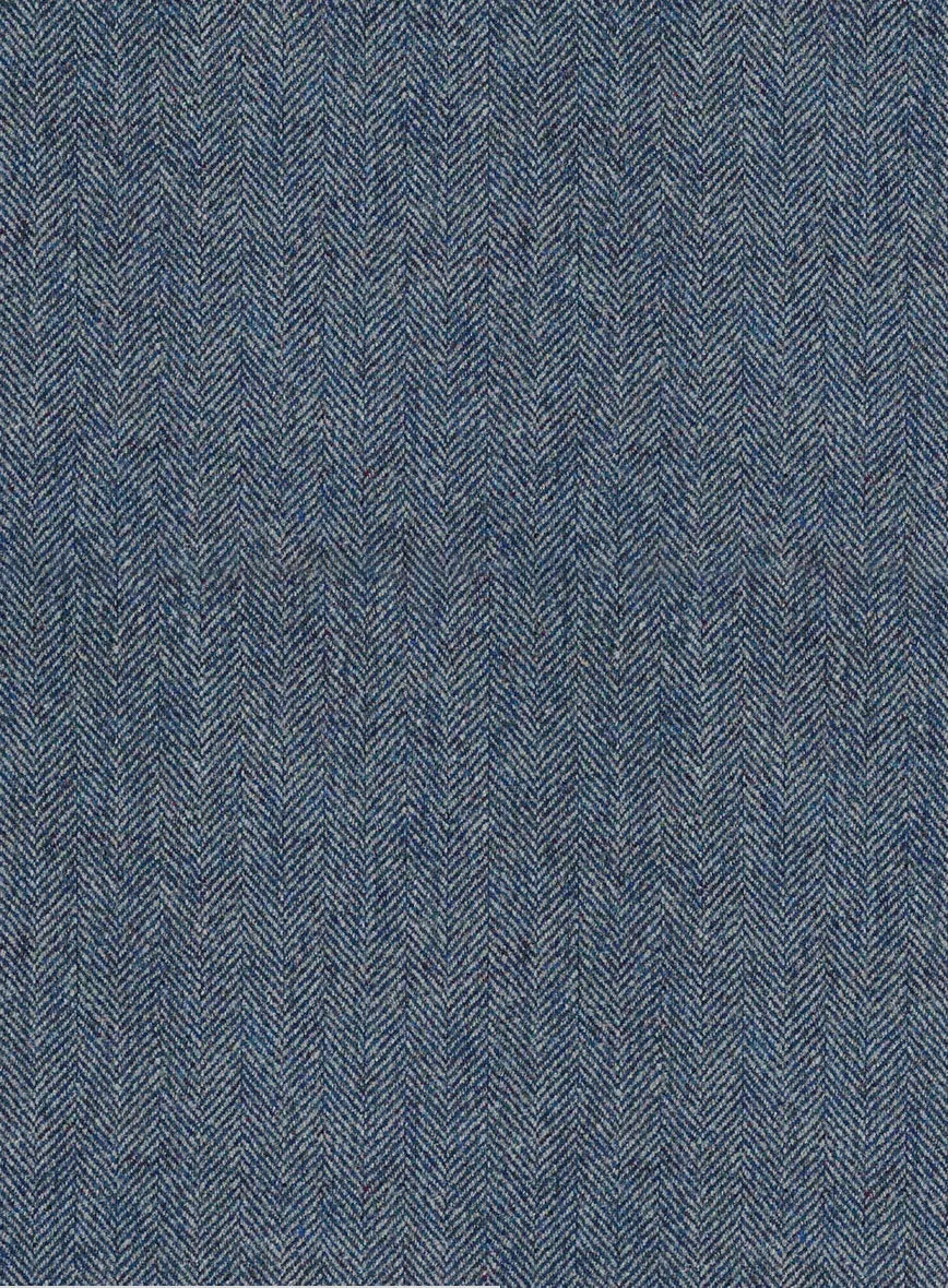 Mens Heritage Blue Herringbone Jacket – Timeless Tweed Sport Coat sold by Alberto Nardoni product image thumbnail 5