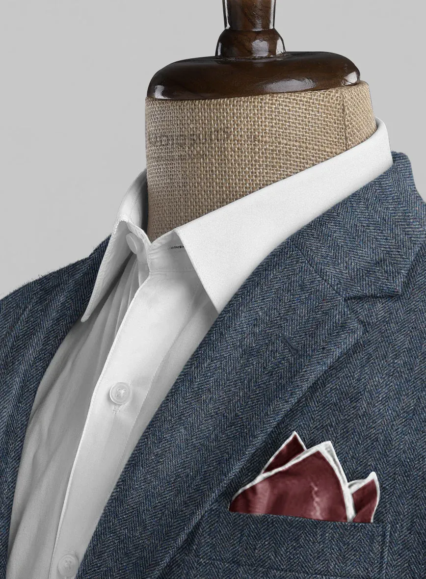 Mens Heritage Blue Herringbone Jacket – Timeless Tweed Sport Coat sold by Alberto Nardoni product image thumbnail 2