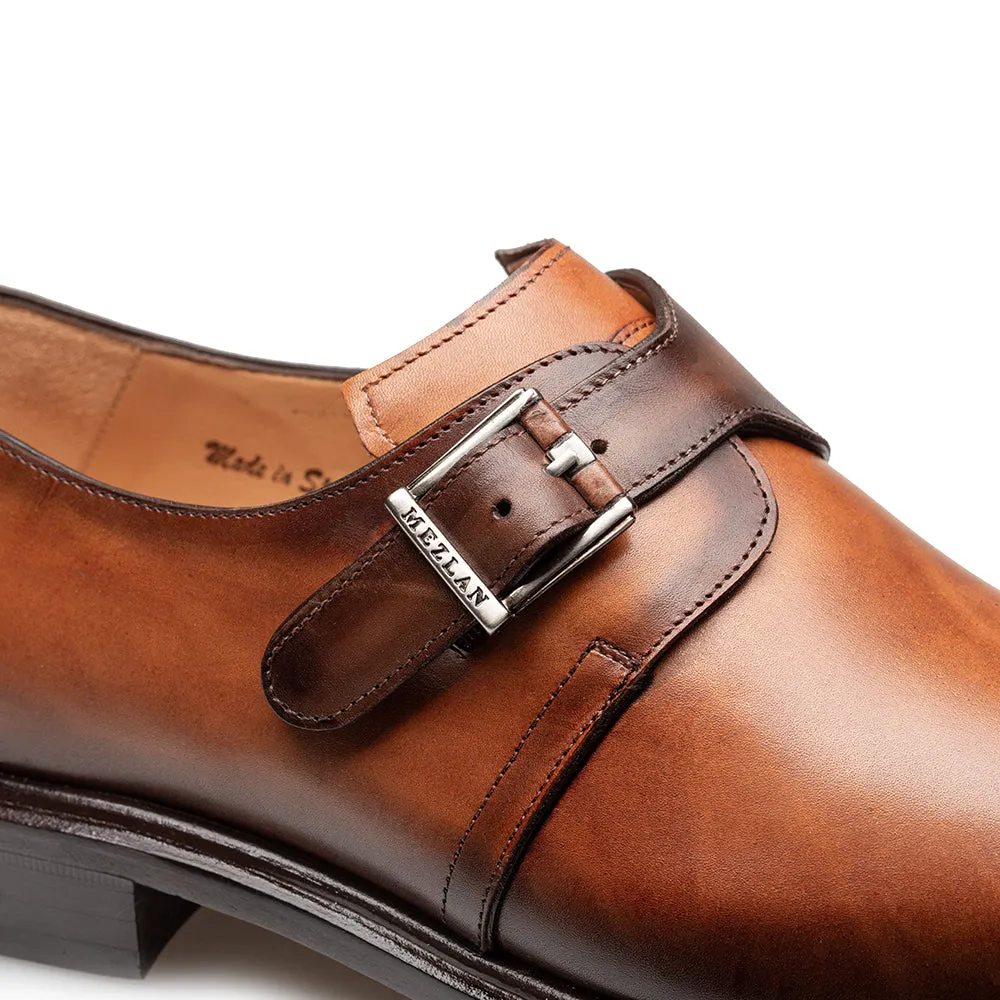 Mezlan Plain Toe Monk Strap Dress Shoe | Luxury Leather sold by Alberto Nardoni product image thumbnail 4