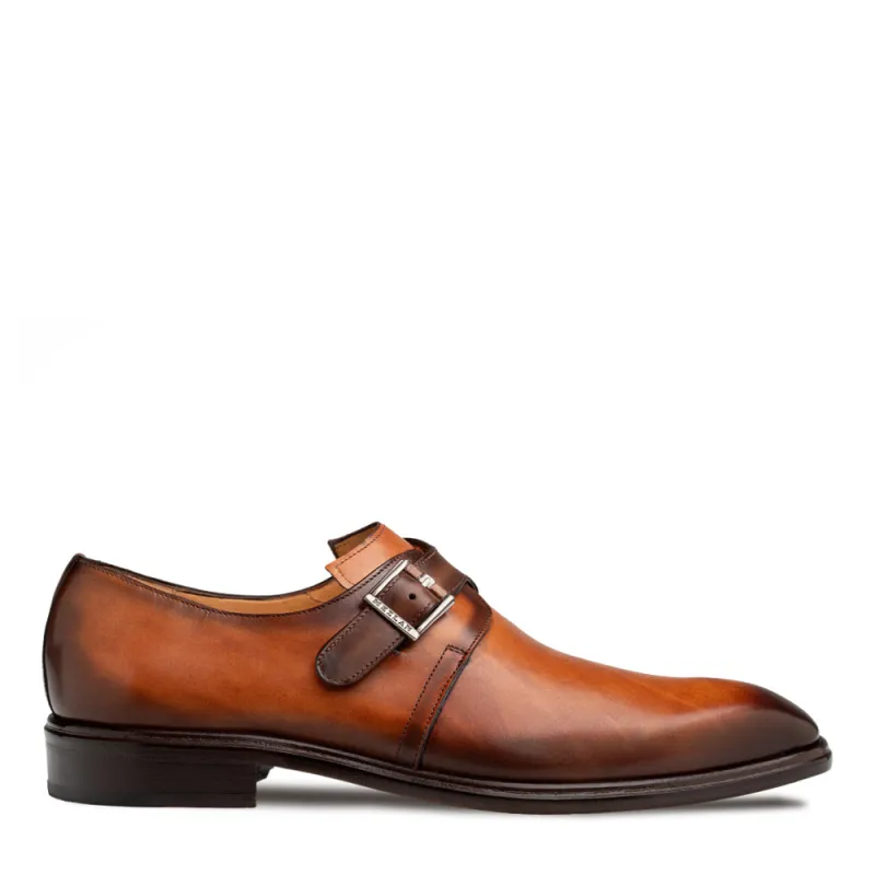Mezlan Plain Toe Monk Strap Dress Shoe | Luxury Leather made by Mezlan