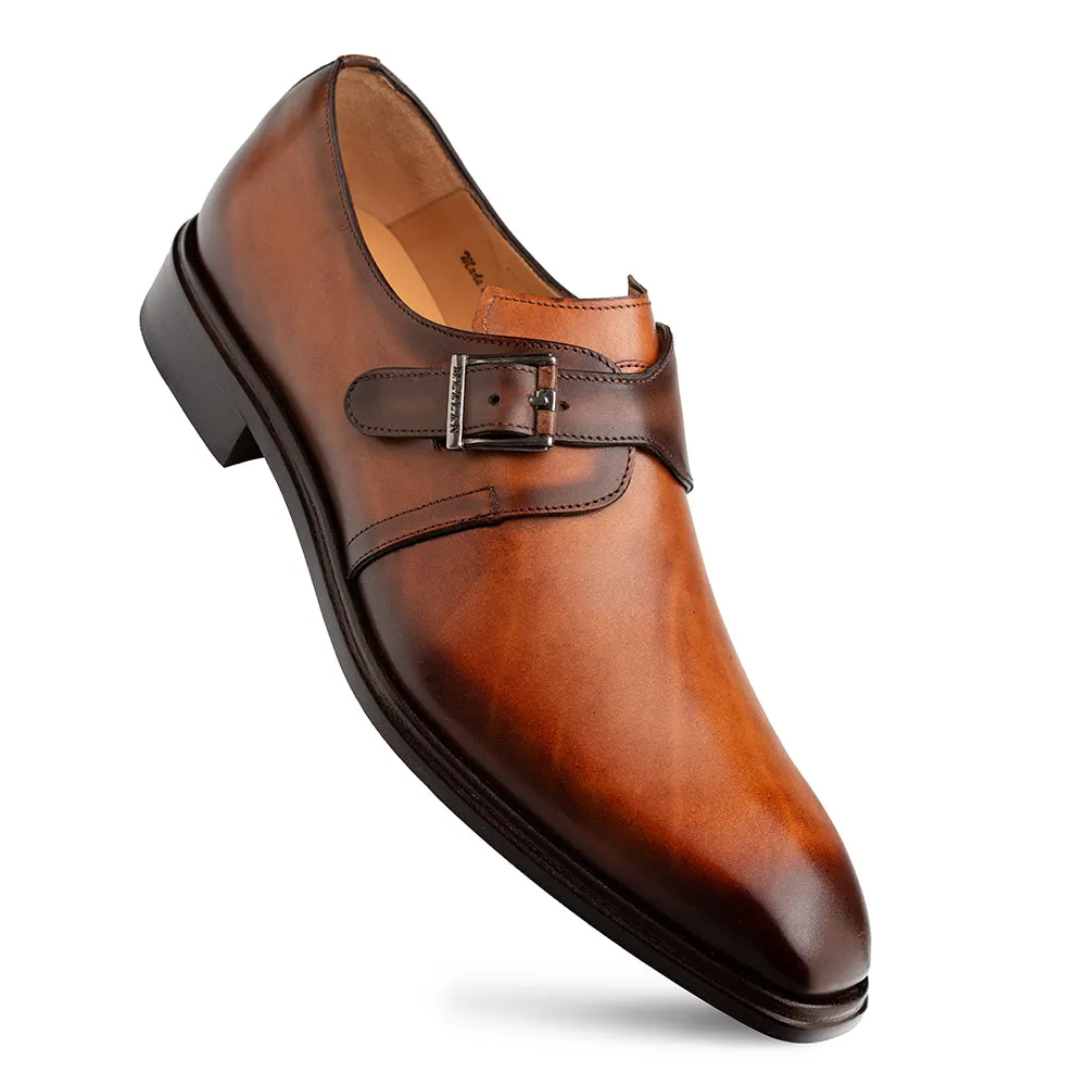 Mezlan Plain Toe Monk Strap Dress Shoe | Luxury Leather sold by Alberto Nardoni product image thumbnail 2