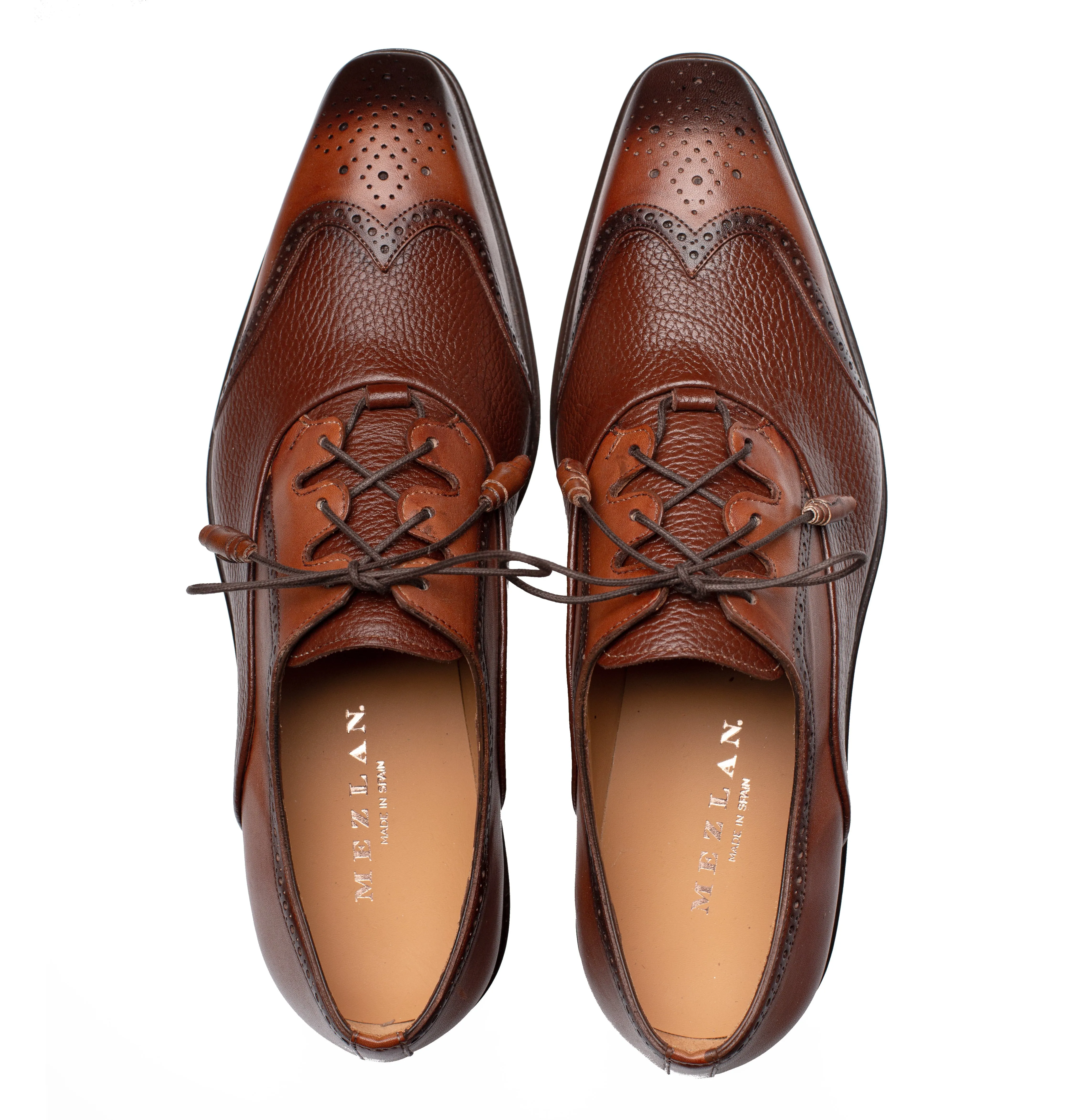 Mezlan Nord Wingtip Oxford - Luxury Leather Dress Shoe sold by Alberto Nardoni product image thumbnail 5