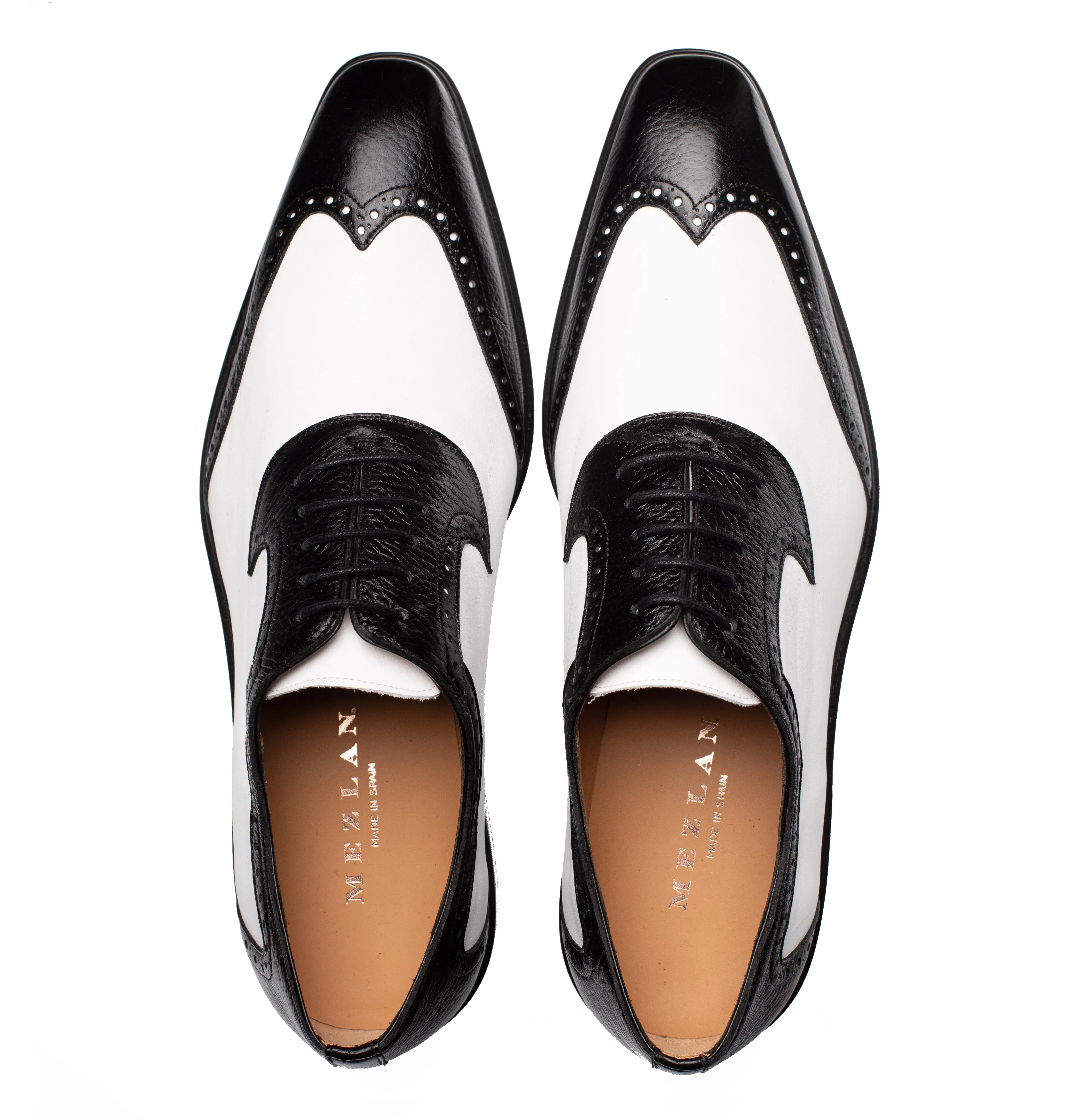 Mezlan Deer Wingtip Oxford: Luxurious Leather Dress Shoe sold by Alberto Nardoni product image thumbnail 5
