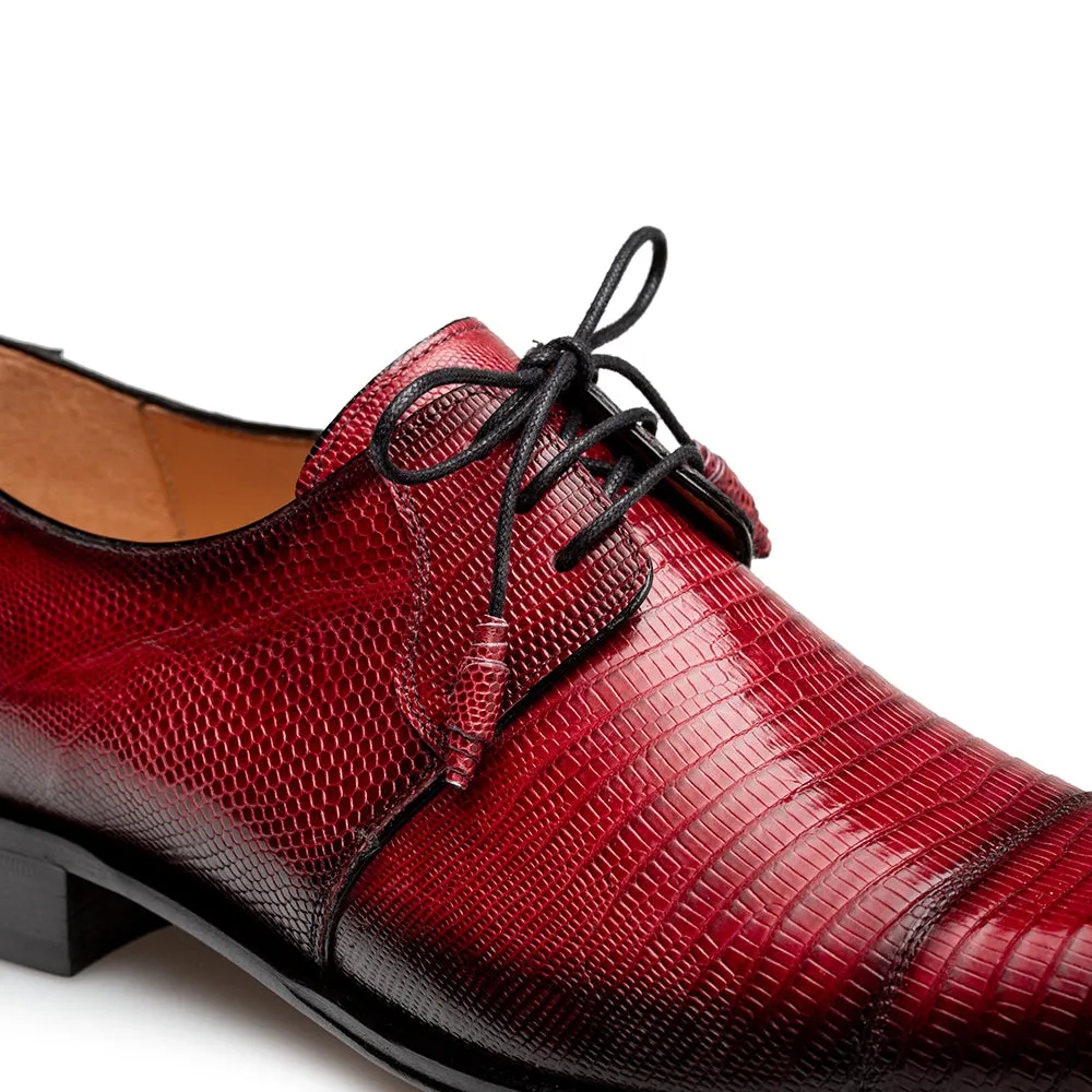 Mezlan Lizard Cap Toe Derby - Luxury Men's Dress Shoe sold by Alberto Nardoni product image thumbnail 4