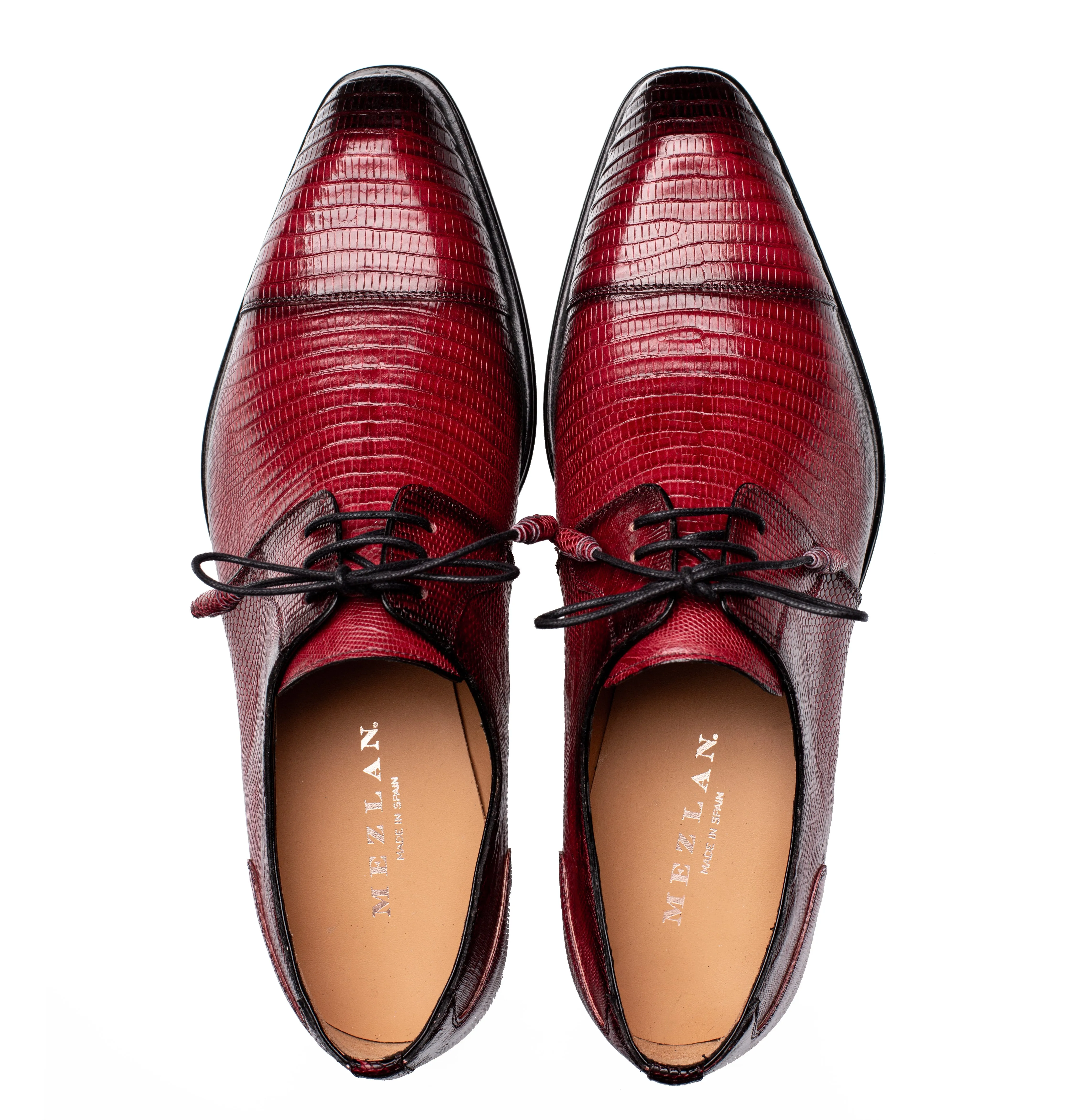 Mezlan Lizard Cap Toe Derby - Luxury Men's Dress Shoe sold by Alberto Nardoni product image thumbnail 5