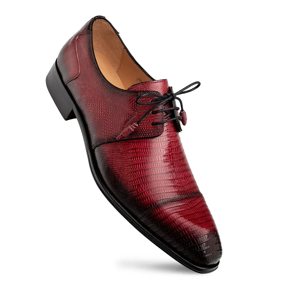 Mezlan Lizard Cap Toe Derby - Luxury Men's Dress Shoe sold by Alberto Nardoni product image thumbnail 2
