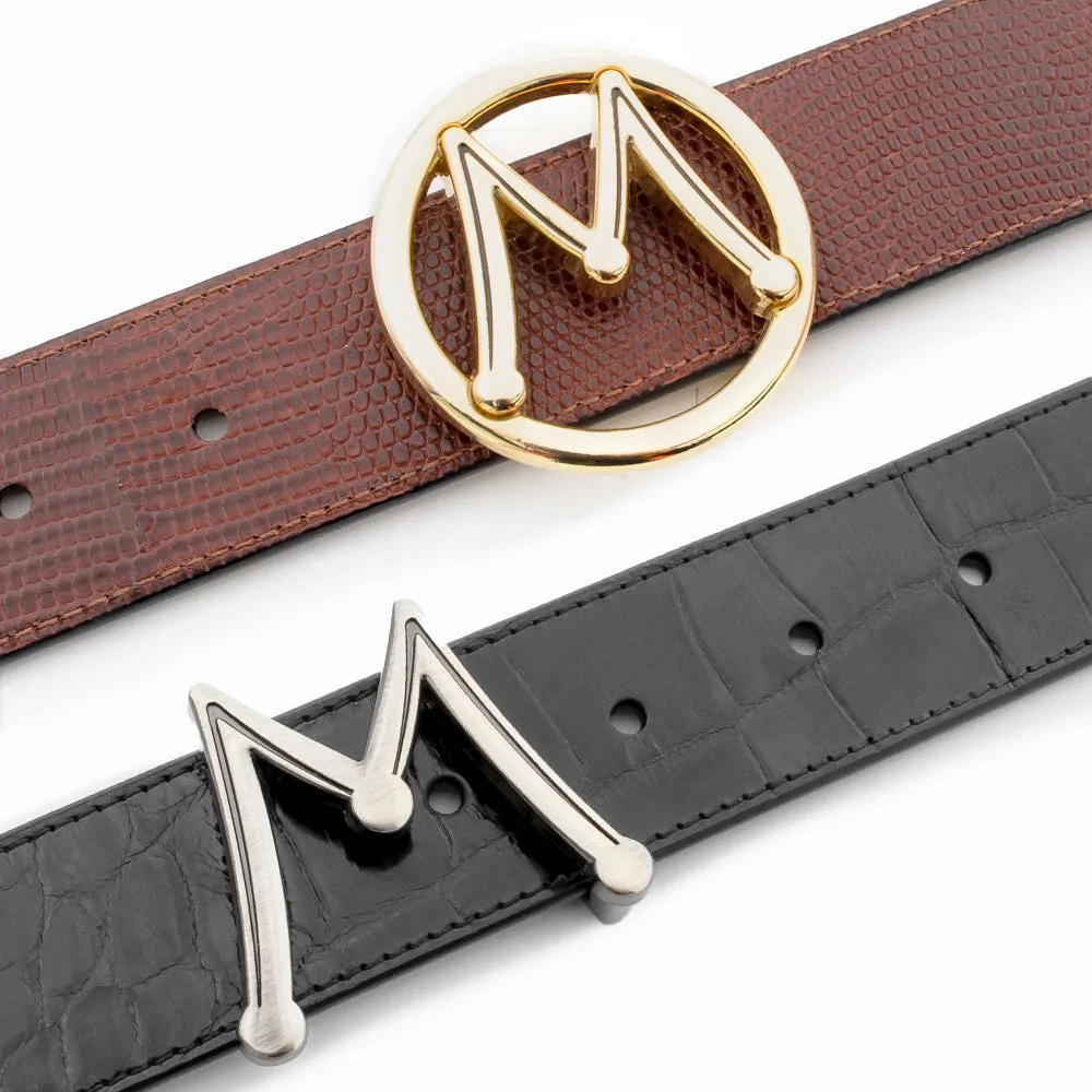 Mezlan Reversible Exotic Strap / Interchangeable Dual Buckles sold by Alberto Nardoni