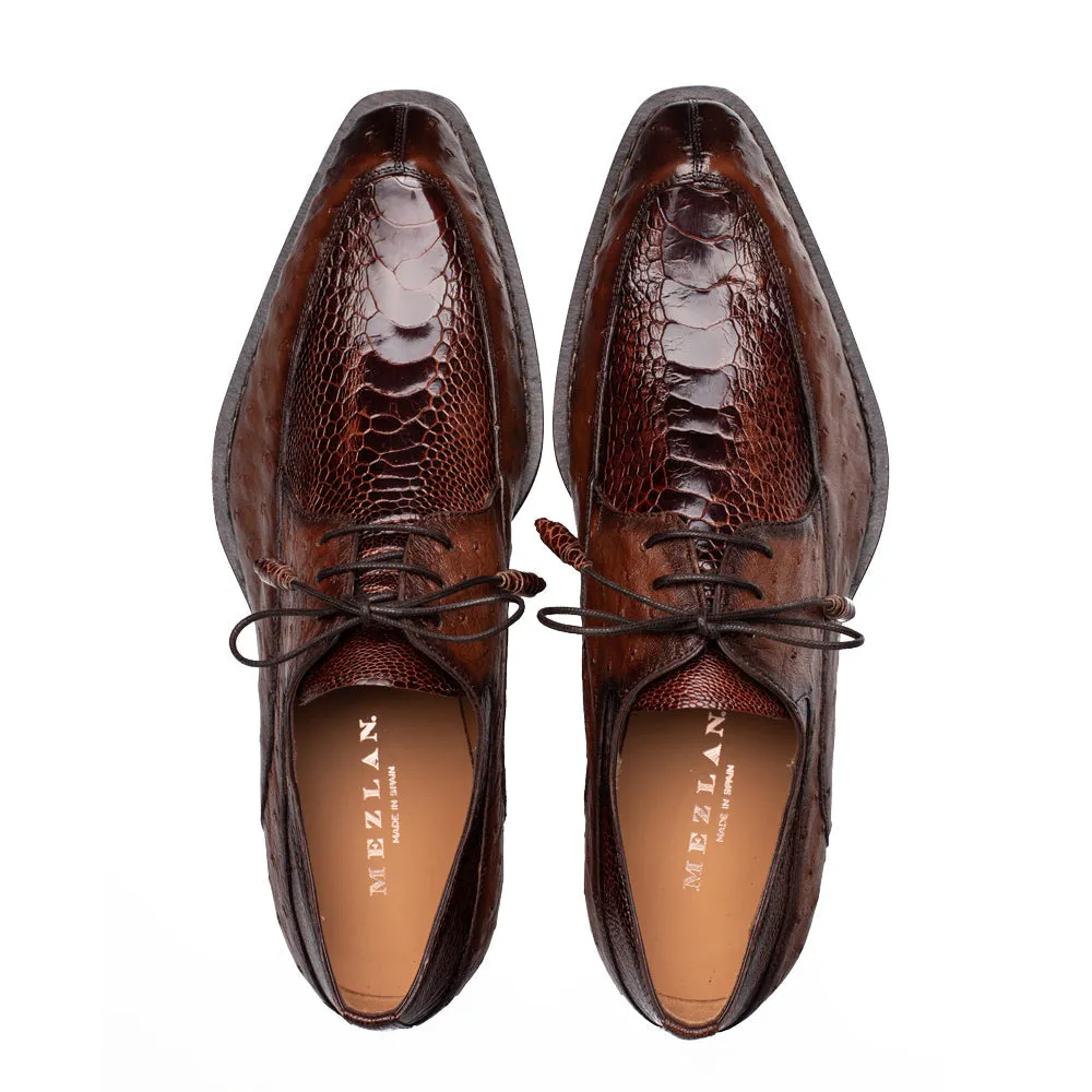Mezlan Ostrich Split Toe Derby | Luxury Leather Dress Shoe sold by Alberto Nardoni product image thumbnail 5