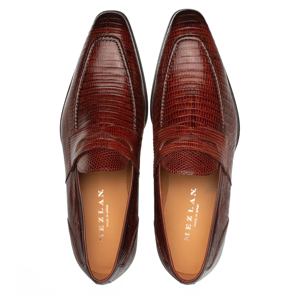 Mezlan Mayor Lizard Penny Loafer - Luxury Men's Dress Shoe sold by Alberto Nardoni product image thumbnail 5