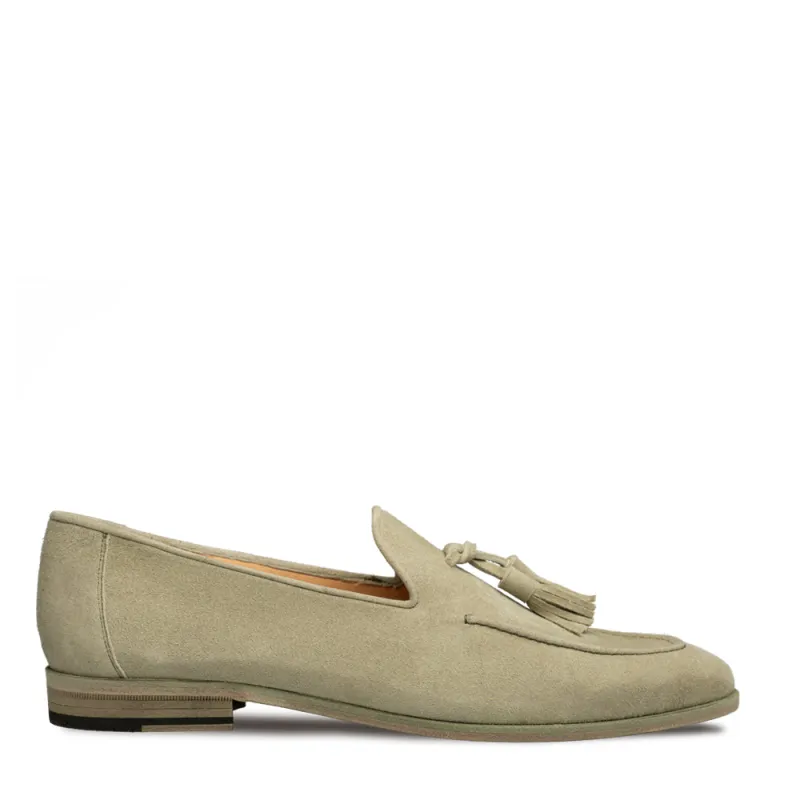 Mezlan Gades Suede Loafer - Luxury Tassel Slip-On Shoes made by Mezlan