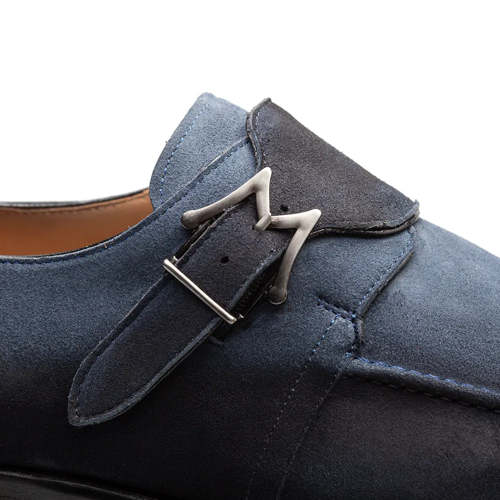 Mezlan Diesel: Luxury Suede Monk Strap Shoe sold by Alberto Nardoni product image thumbnail 4