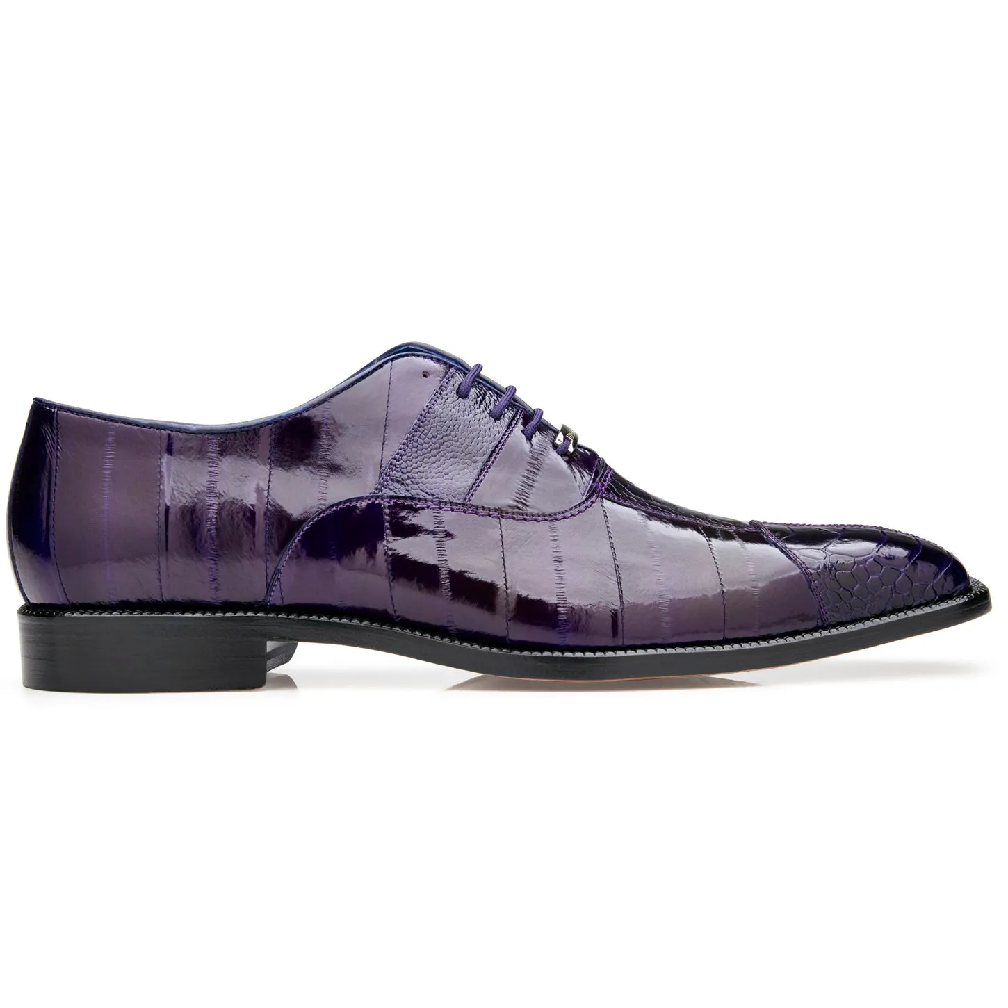 Belvedere Mare - Purple Genuine Crocodile Oxford sold by Alberto Nardoni