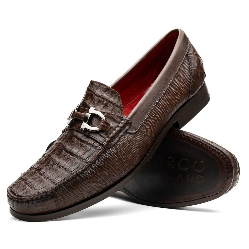 Marco Di Milano Adro Brown Leather Luxury Loafers sold by Alberto Nardoni