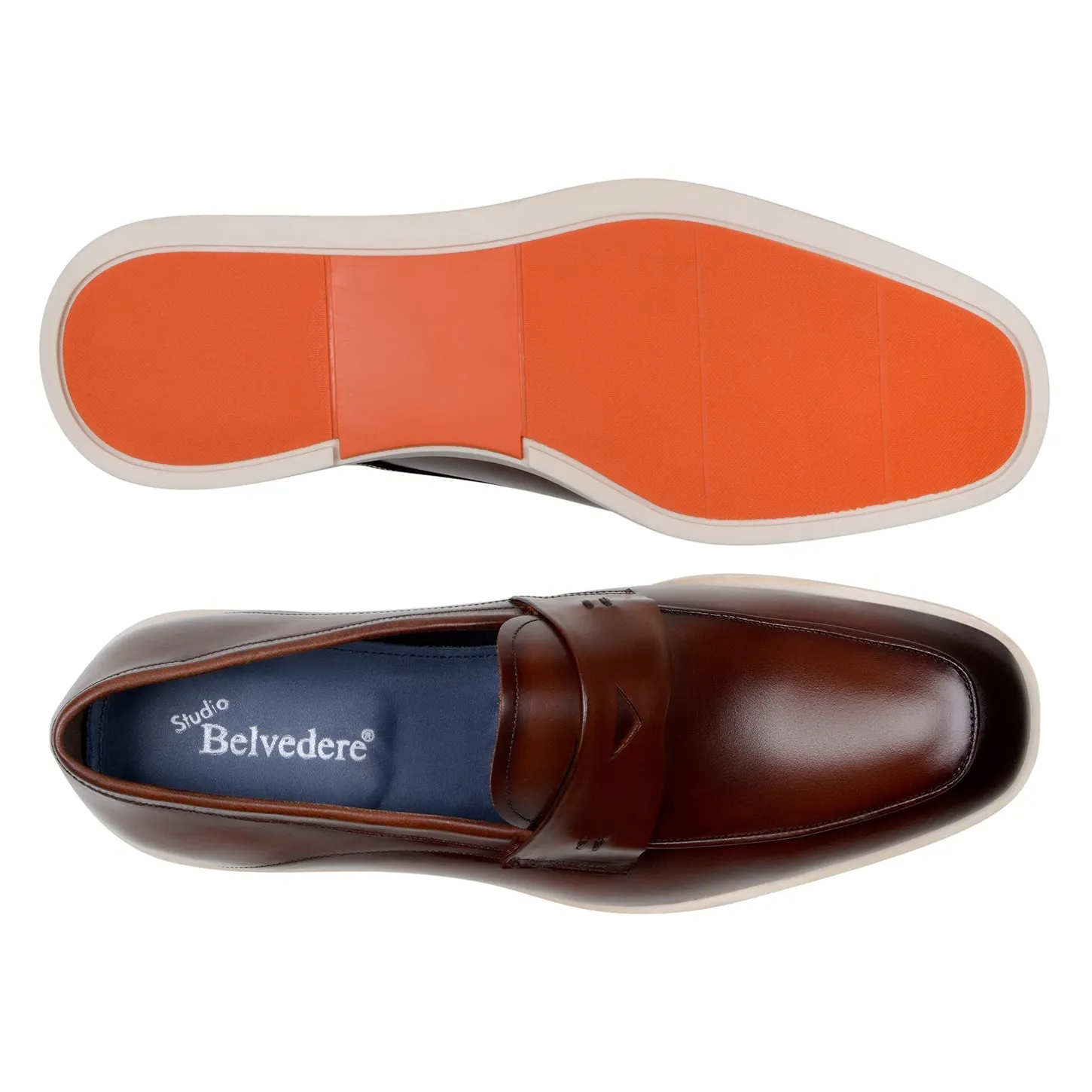 Belvedere Maurizio Cognac Genuine Crocodile Dress Shoe sold by Alberto Nardoni product image thumbnail 5