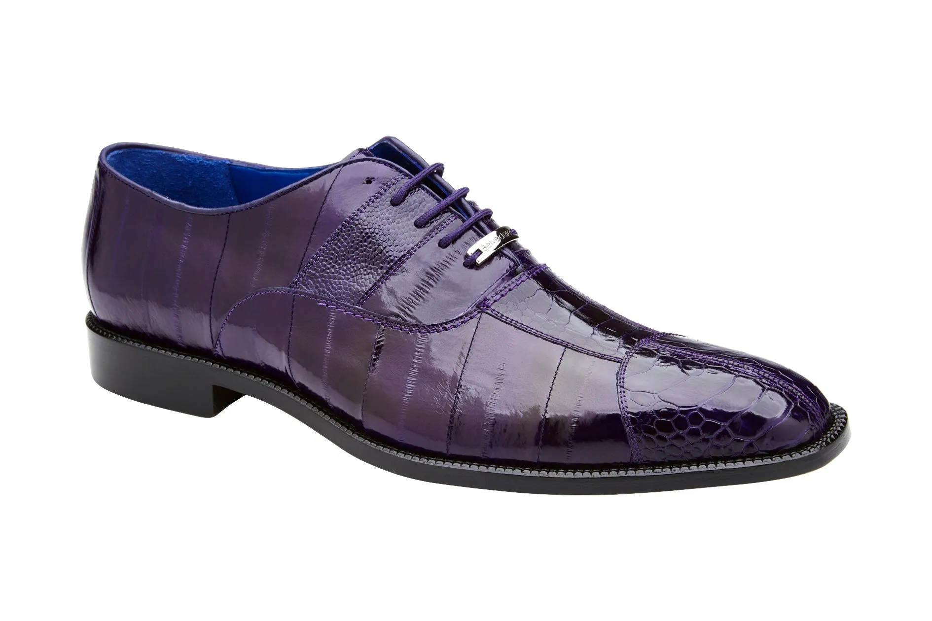 Belvedere Mare - Purple Genuine Crocodile Oxford sold by Alberto Nardoni product image thumbnail 2