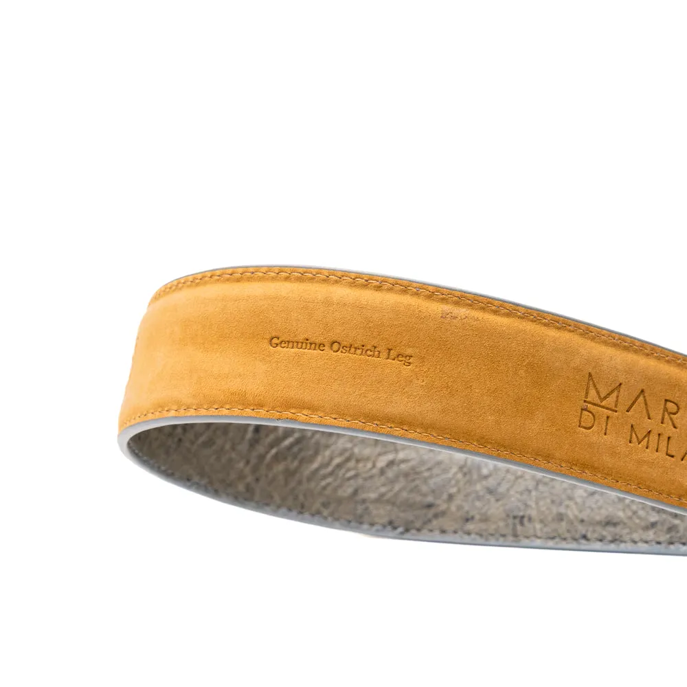 Marco Di Milano Alessio Belt: Luxury White/Gray Leather Shoes sold by Alberto Nardoni product image thumbnail 2