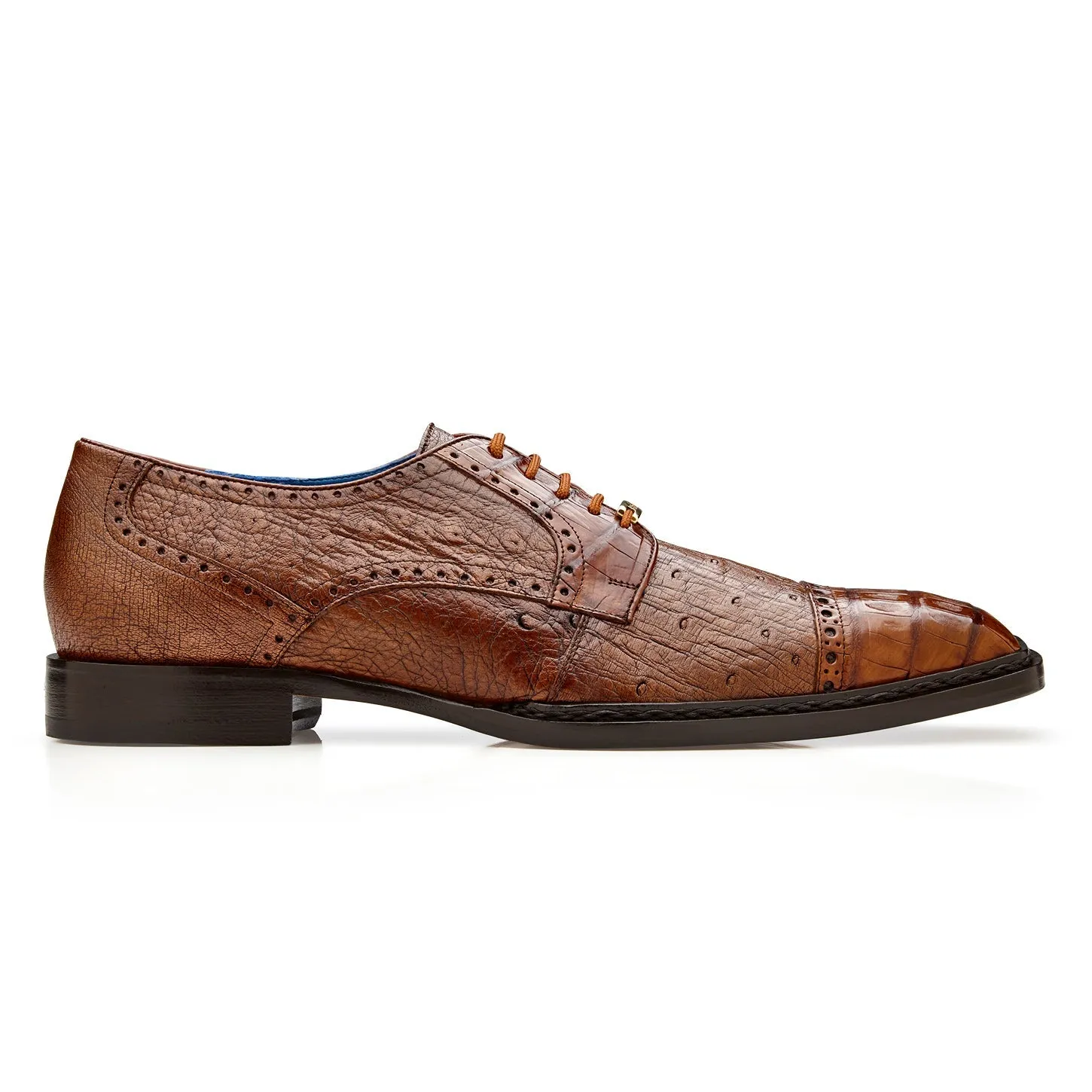 Belvedere Martino - Walnut Genuine Alligator Dress Shoe sold by Alberto Nardoni